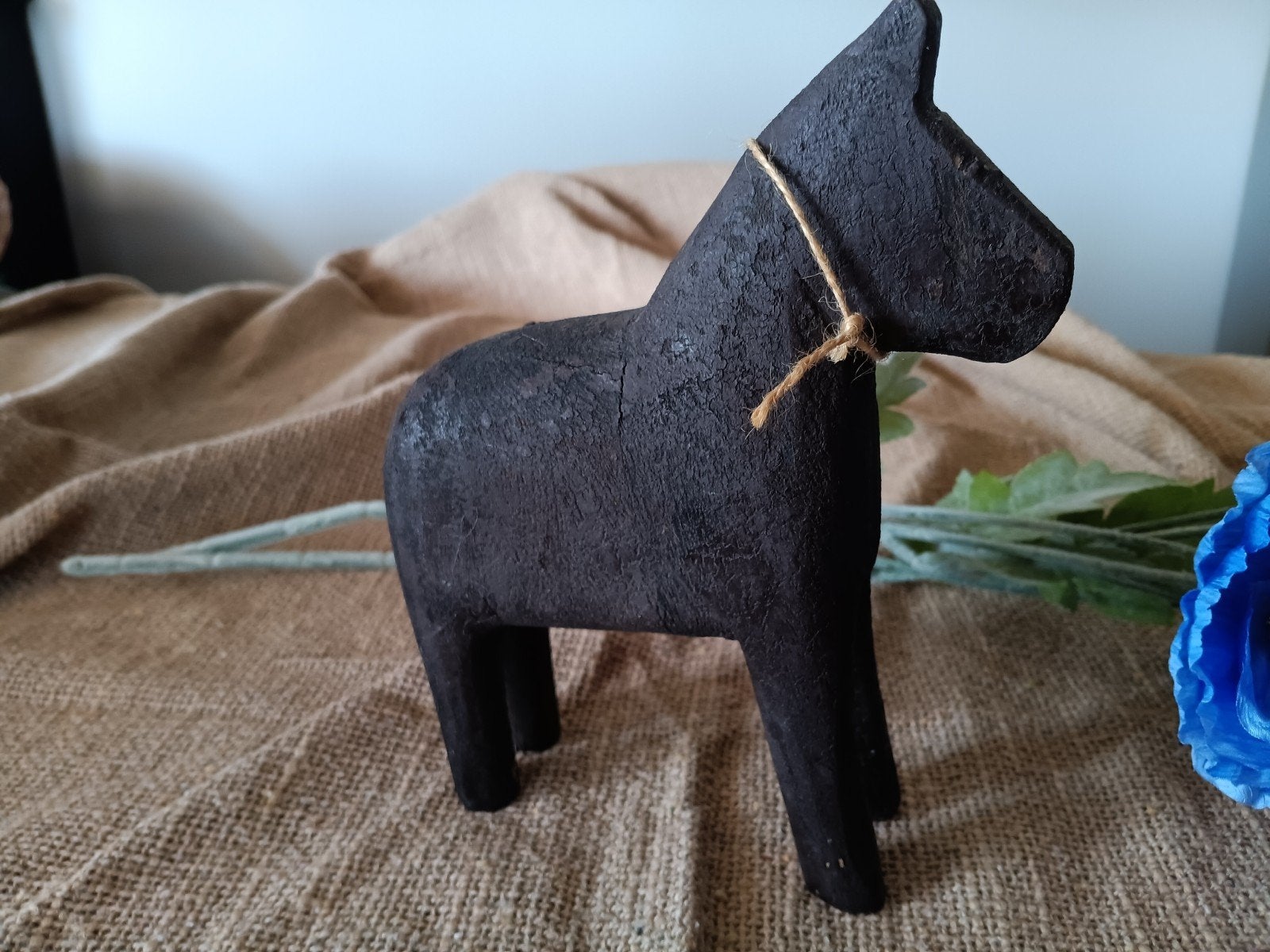 Stoer houten paardje, Antiek en Kunst, Curiosa en Brocante, Ophalen of Verzenden