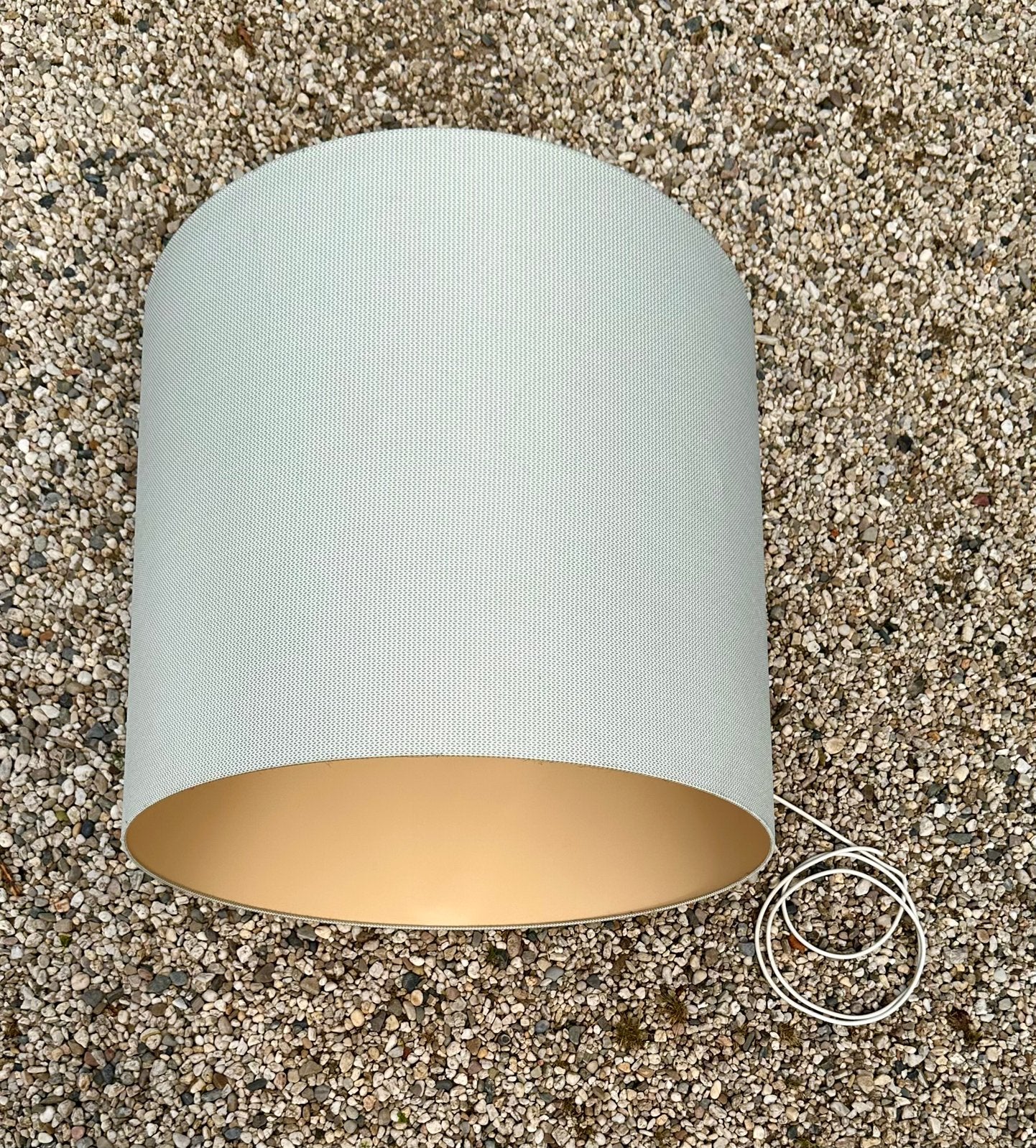 3 Megagrote kappen mintgroen, Huis en Inrichting, Lampen | Lampenkappen, Gebruikt, TFC, 70 cm, Rond