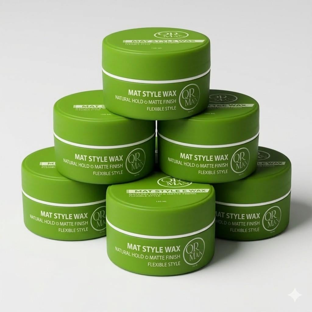 QR Man Haarwax - Mat Style, Extreme Hold, Gel Wax Style, Ophalen of Verzenden, Nieuw
