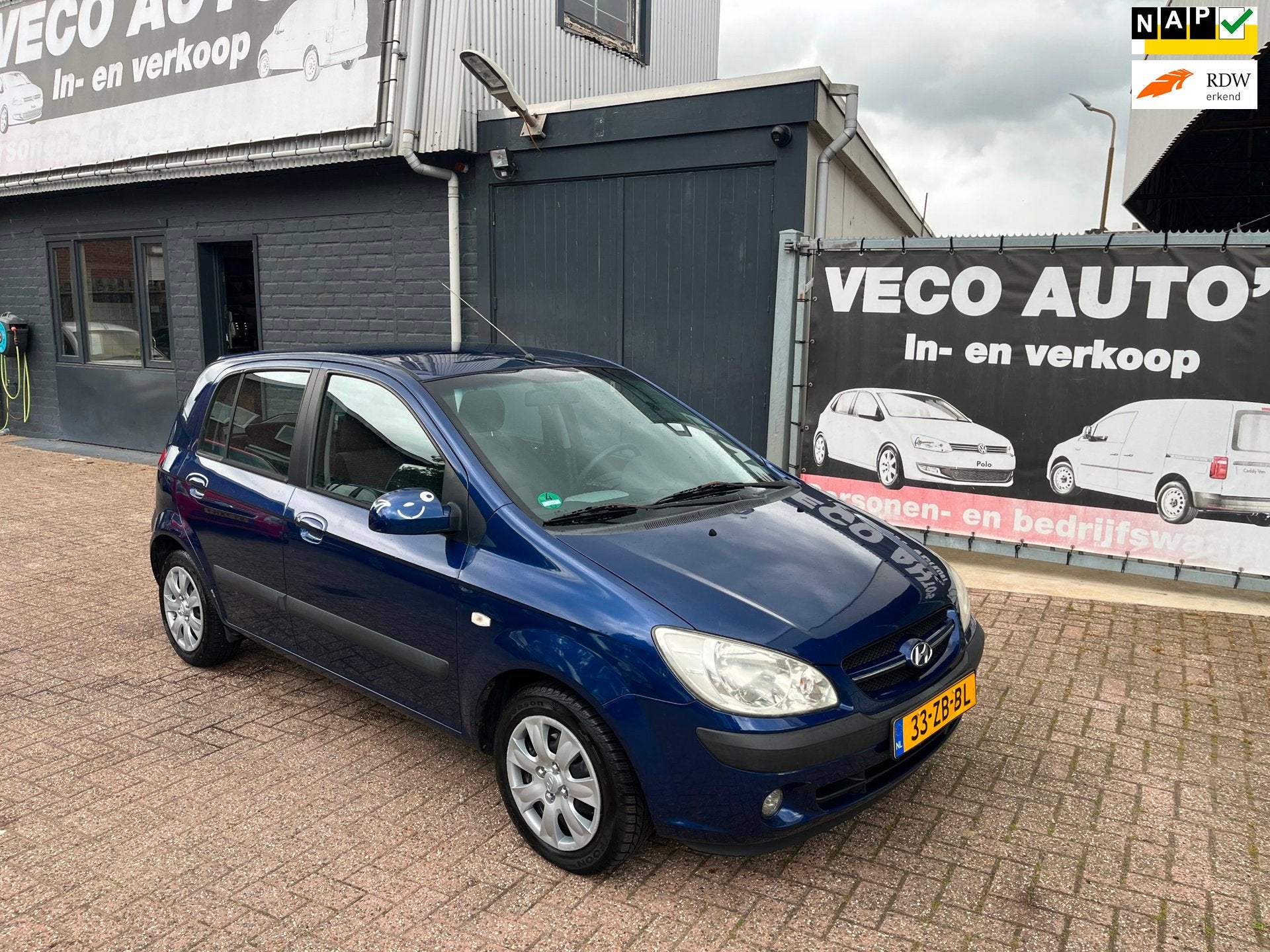 Hyundai Getz 1.4i Active Cool airco 5 deurs nette auto, Auto's, Hyundai, Voorwielaandrijving, Dealer onderhouden, 4 cilinders