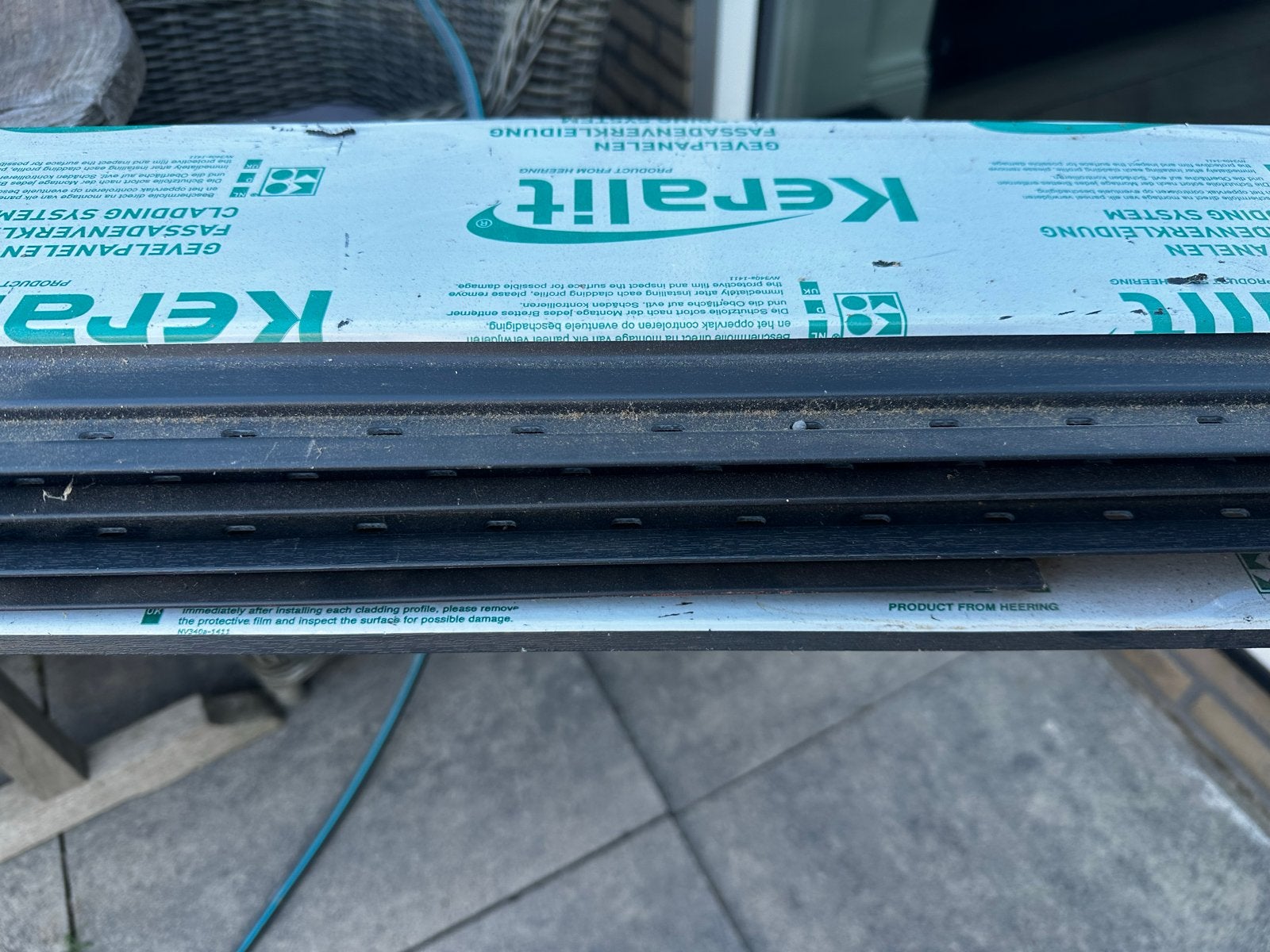 5 antraciet Keralit gevelplaten, Ophalen, Nieuw, Overige materialen, Minder dan 20 mm