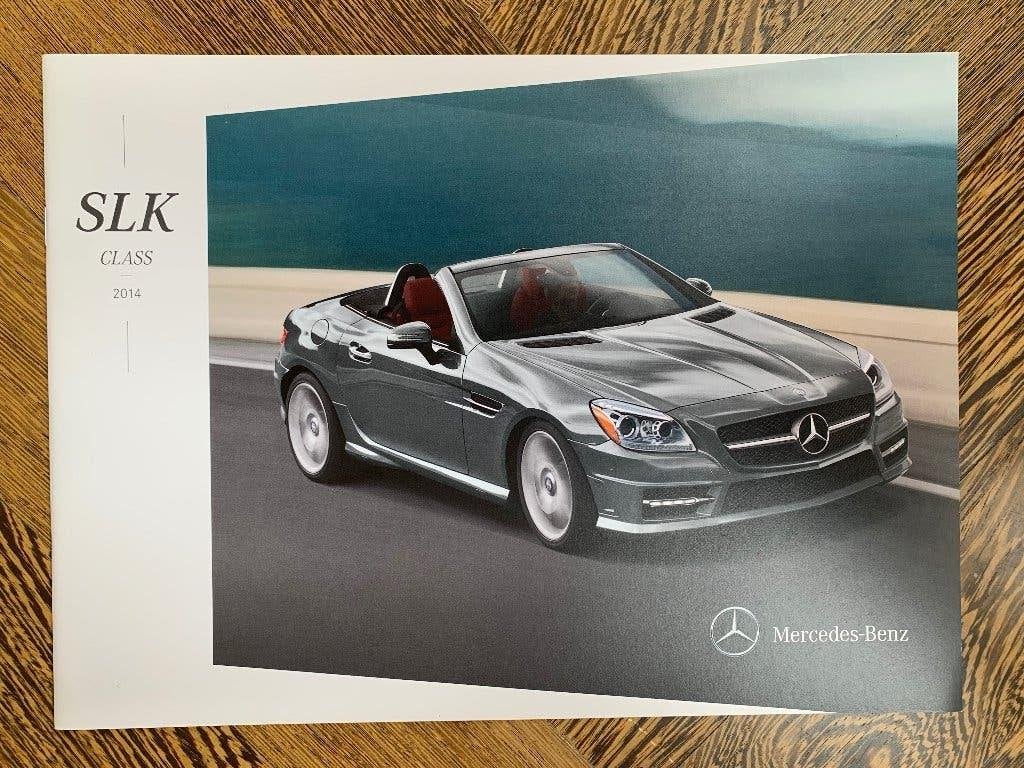 Amerikaanse brochure Mercedes-Benz SLK-klasse 2014 R172 USA, Nieuw, Mercedes-Benz, Mercedes, Ophalen of Verzenden