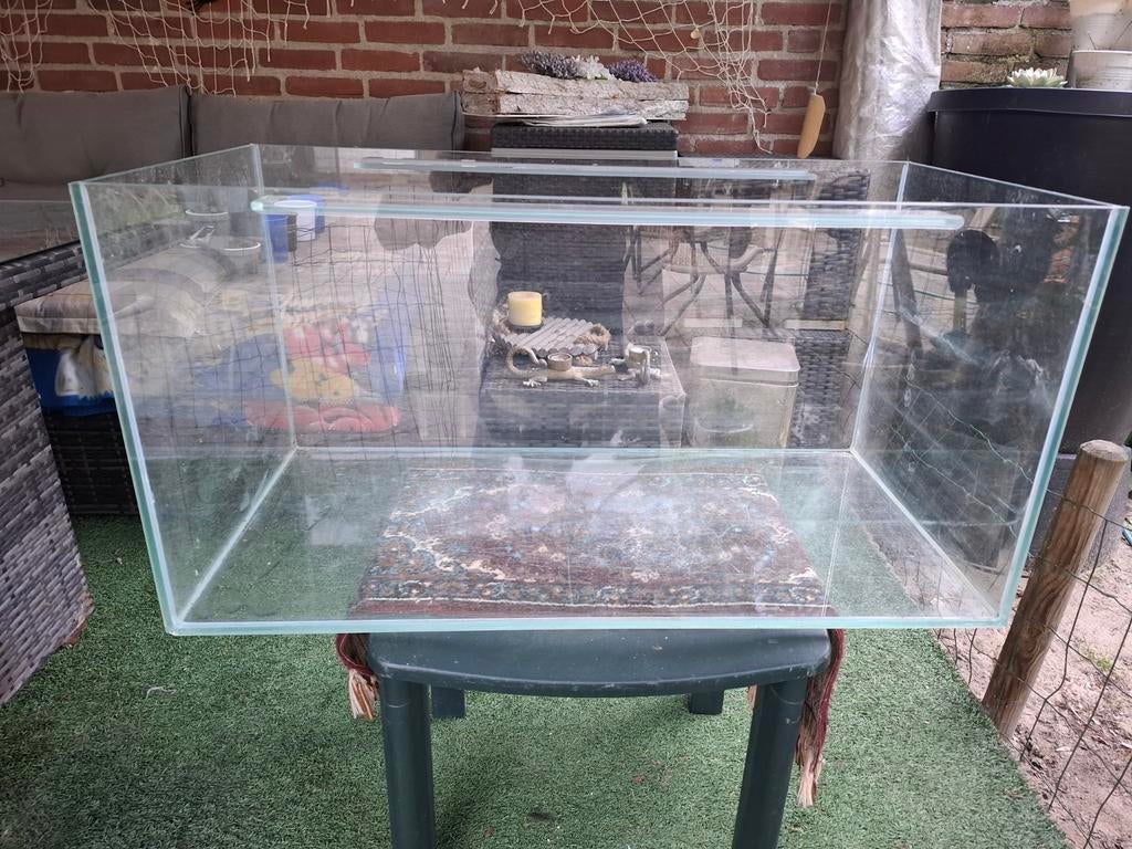 Aquariumbak volglas 80cm breed 40cm hoog 40cm diep, Dieren en Toebehoren, Vissen | Aquaria en Toebehoren, Ophalen, Zo goed als nieuw