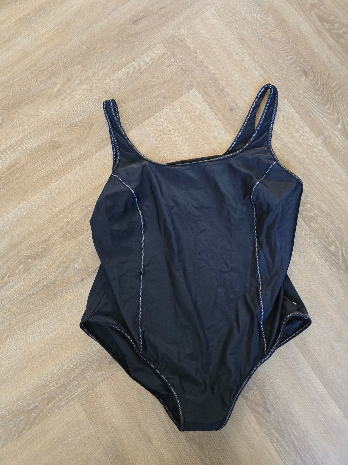 Badpak Inq maat 48/50, Kleding | Dames, Ophalen, Zo goed als nieuw, Zwart, Badpak