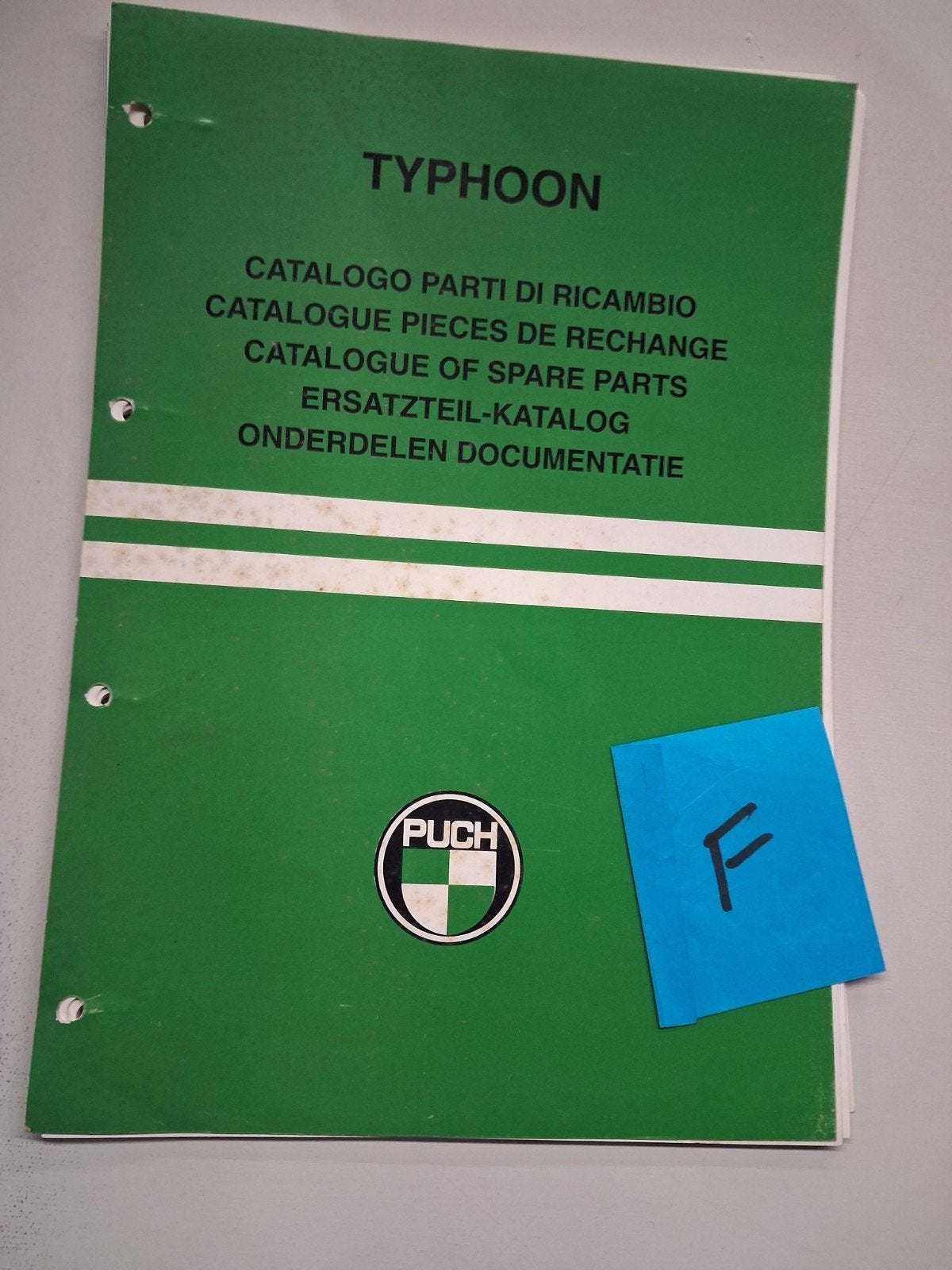 Onderdelencatalogus Puch Typhoon Scooter, Ophalen of Verzenden, Gebruikt