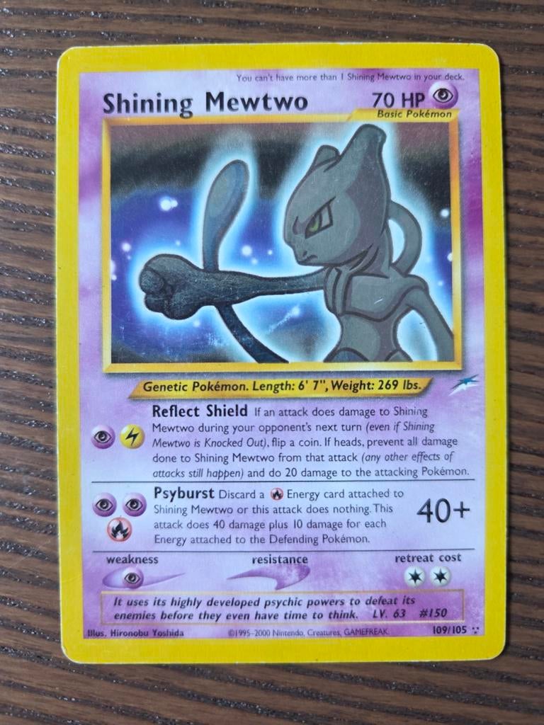 Shining Mewtwo, Hobby en Vrije tijd, Verzamelkaartspellen | Pokémon, Ophalen of Verzenden