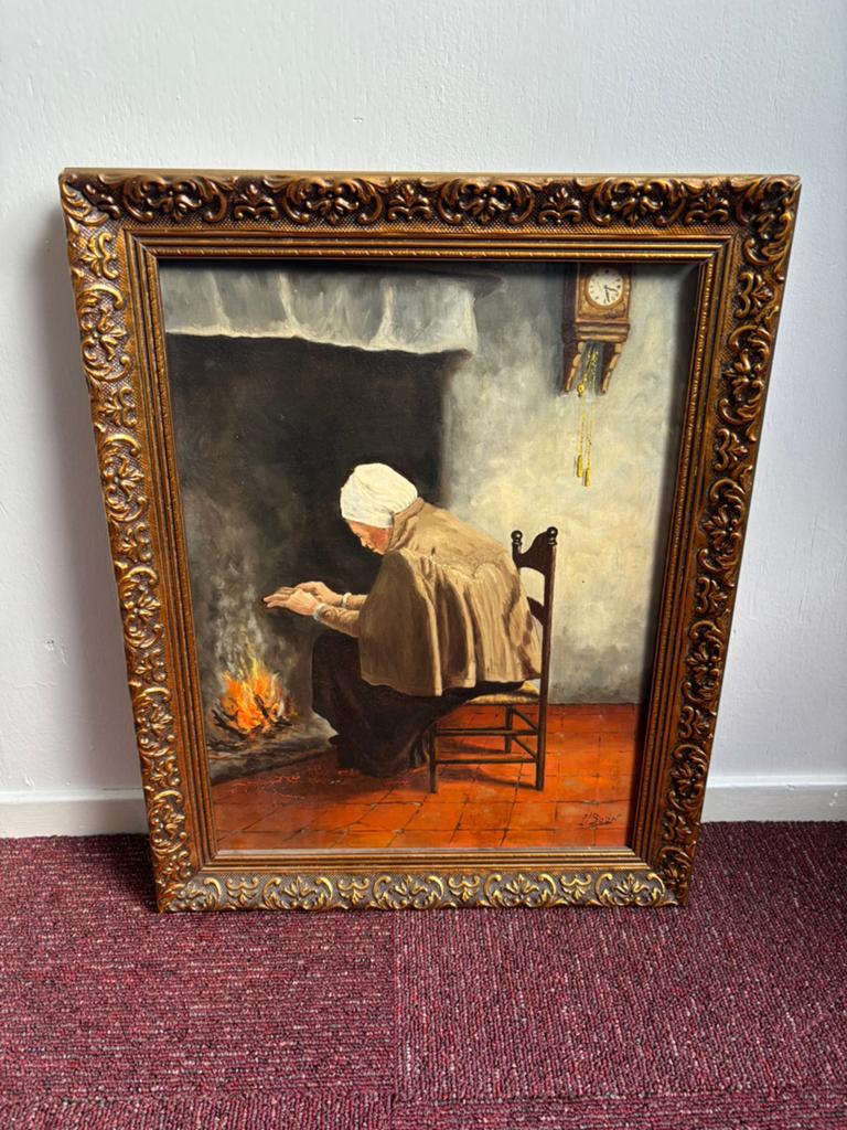 Olieverf schilderij van H Boon, Ophalen