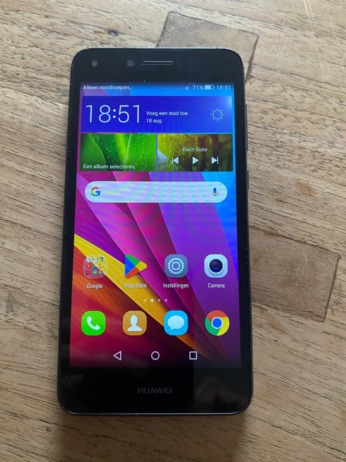 Huawei LYO-L21, Ophalen of Verzenden, Zo goed als nieuw, Zwart