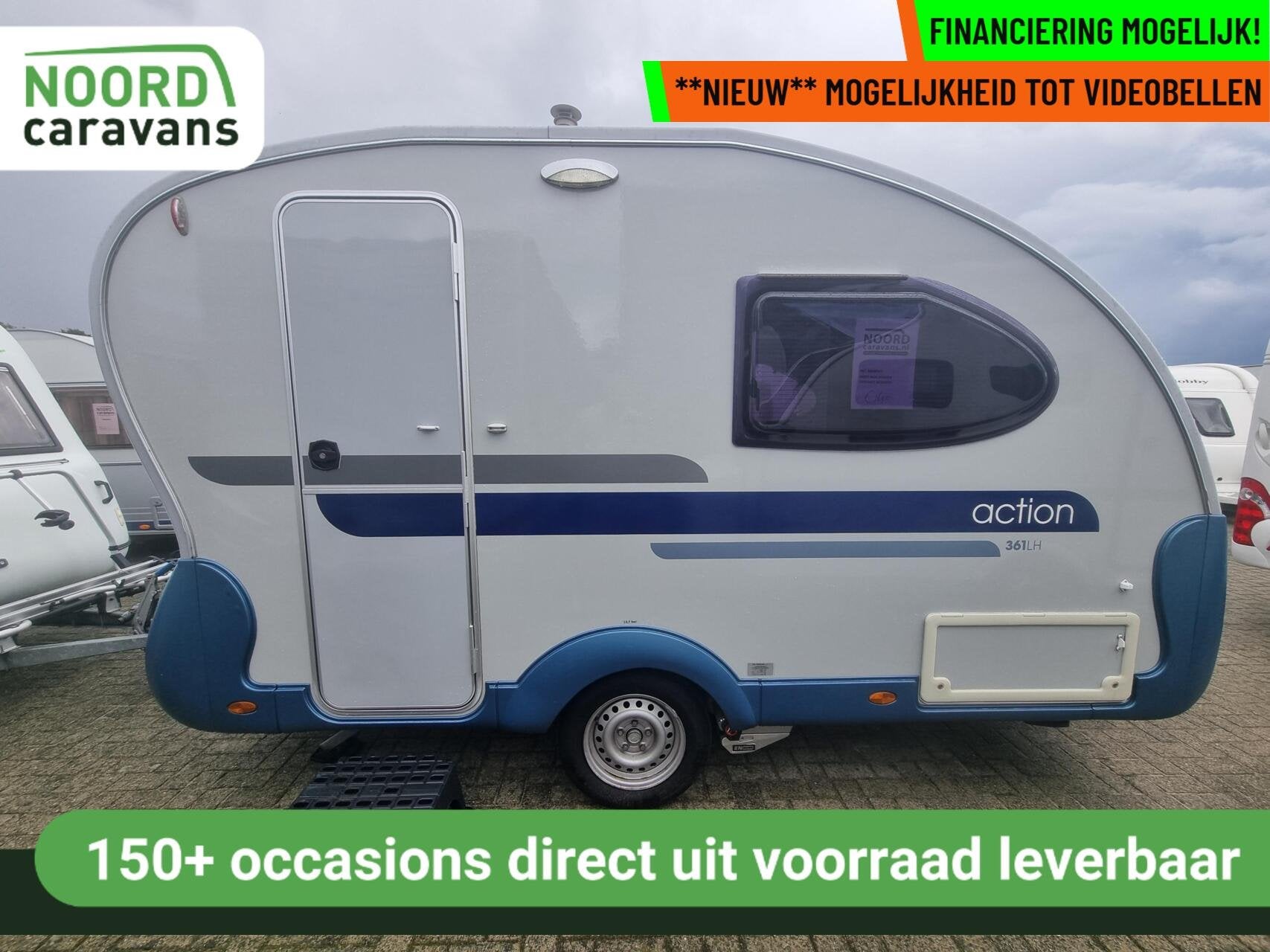 Adria ACTION 361LH MOVER + PANO DAK + ENKELE BEDDEN + DOUCHE, Caravans en Kamperen, Tot en met 2, Bedrijf, 750 - 1000 kg, Adria