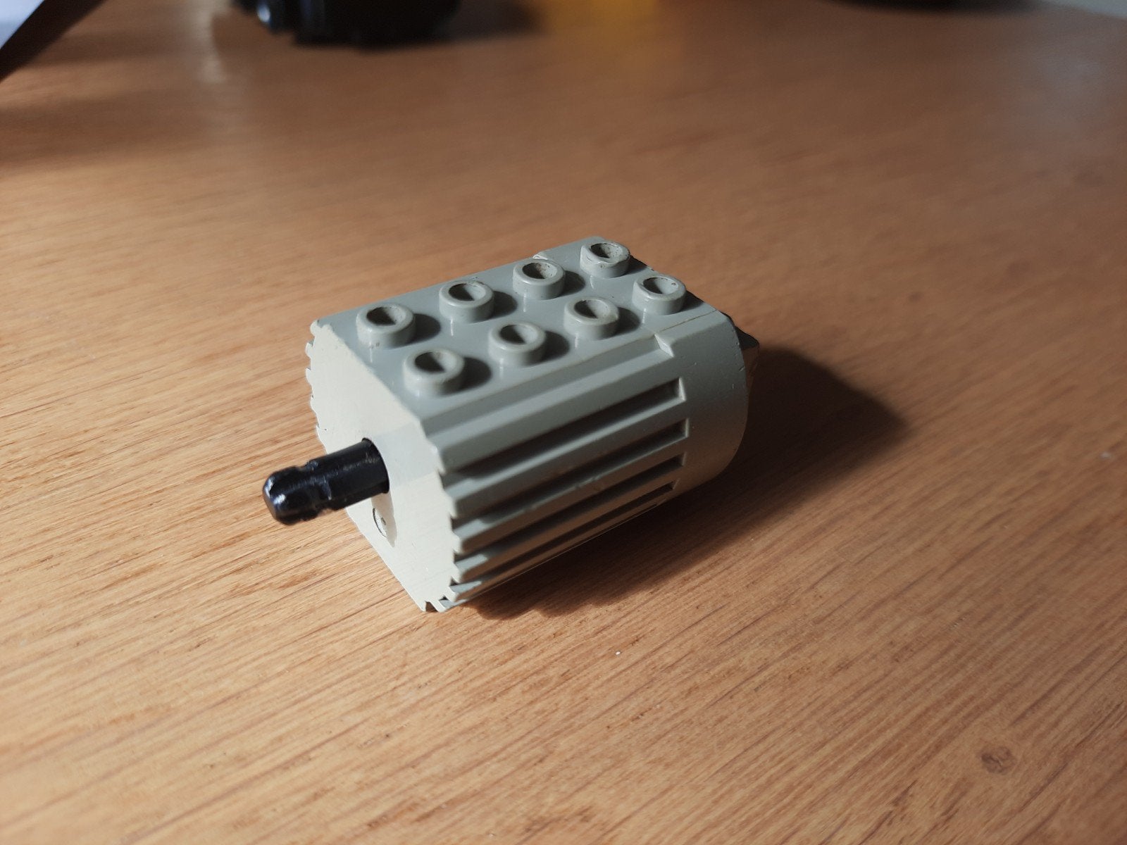 Lego 4,5 volt motor - grijs, Gebruikt, Lego, Ophalen of Verzenden, Technic
