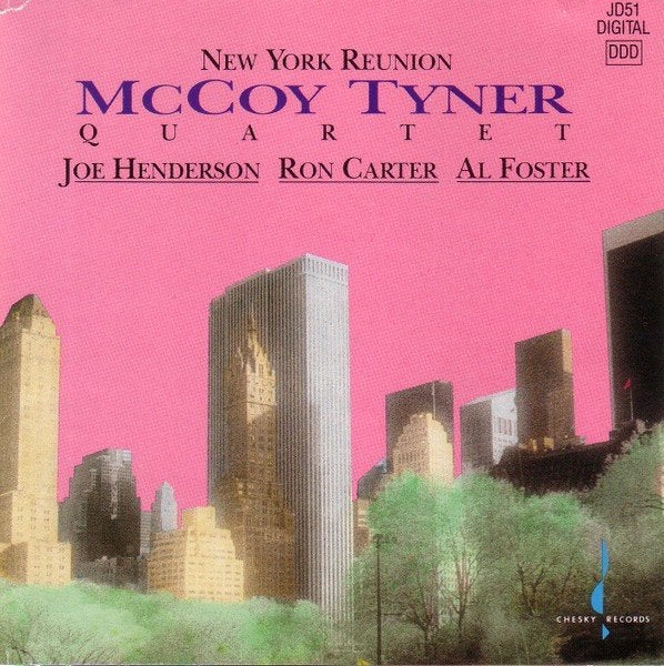McCoy Tyner Quartet - New York Reunion (1991) Jazz CD, Inclusief boekje, Ophalen of Verzenden, Zo goed als nieuw, Jazz