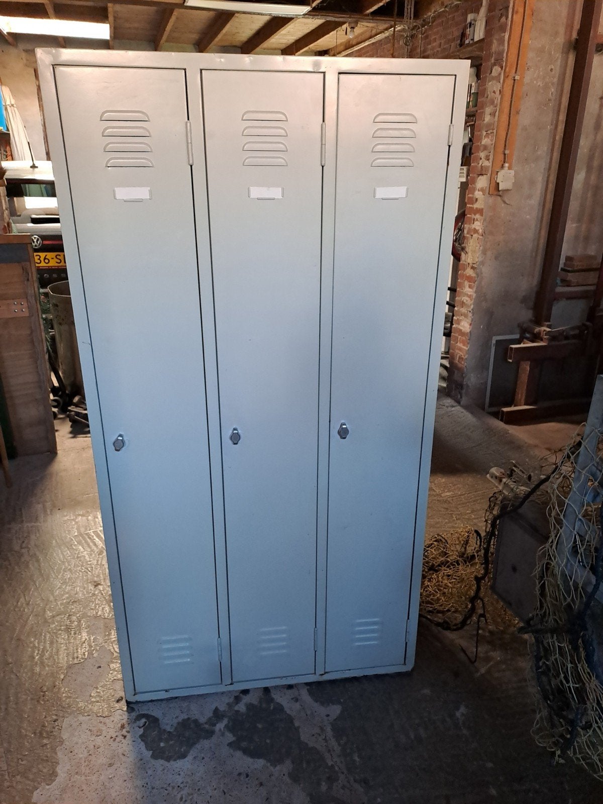 metalen locker, Ophalen, Gebruikt
