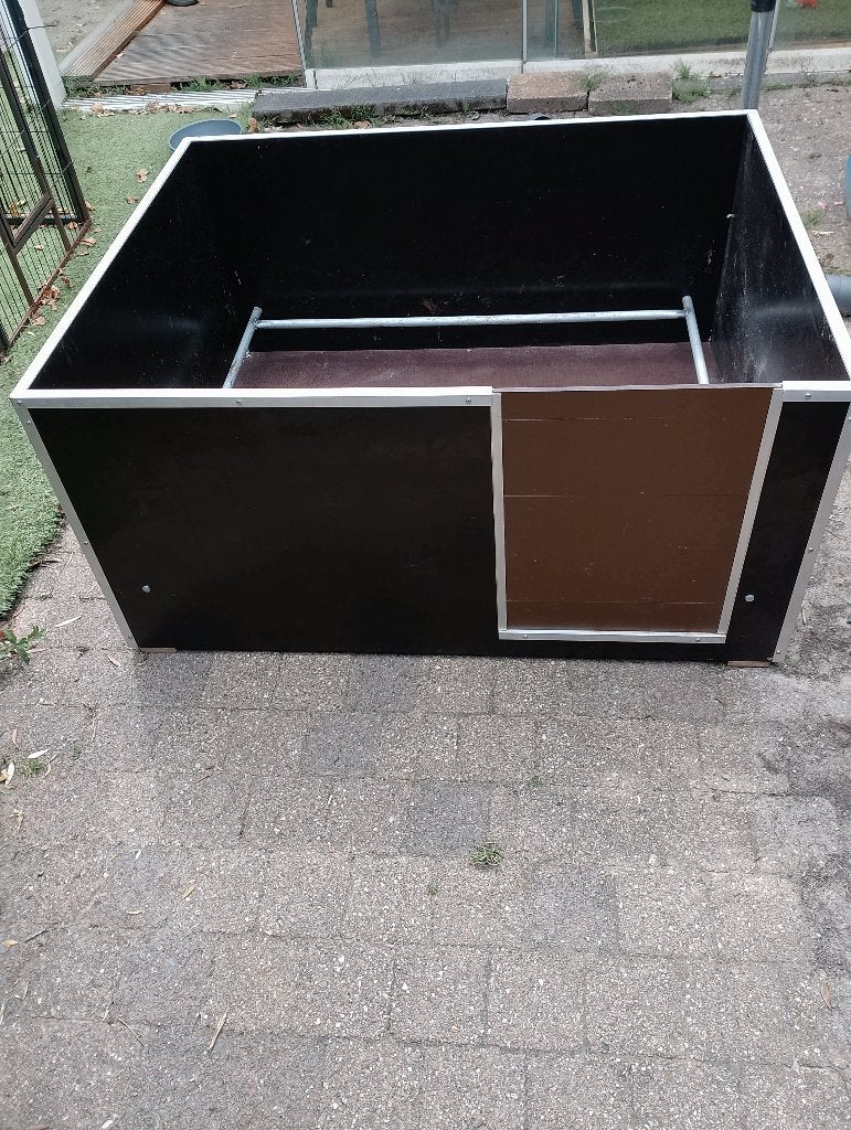 Werpkist 100 x 140 x 60 cm + 8 gaas panelen 77 x 120 cm, Overige merken, Ophalen, Zo goed als nieuw, Werpkist