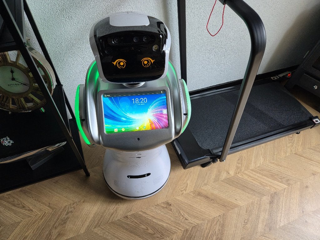 Sanbo elf Service robot, human robot.