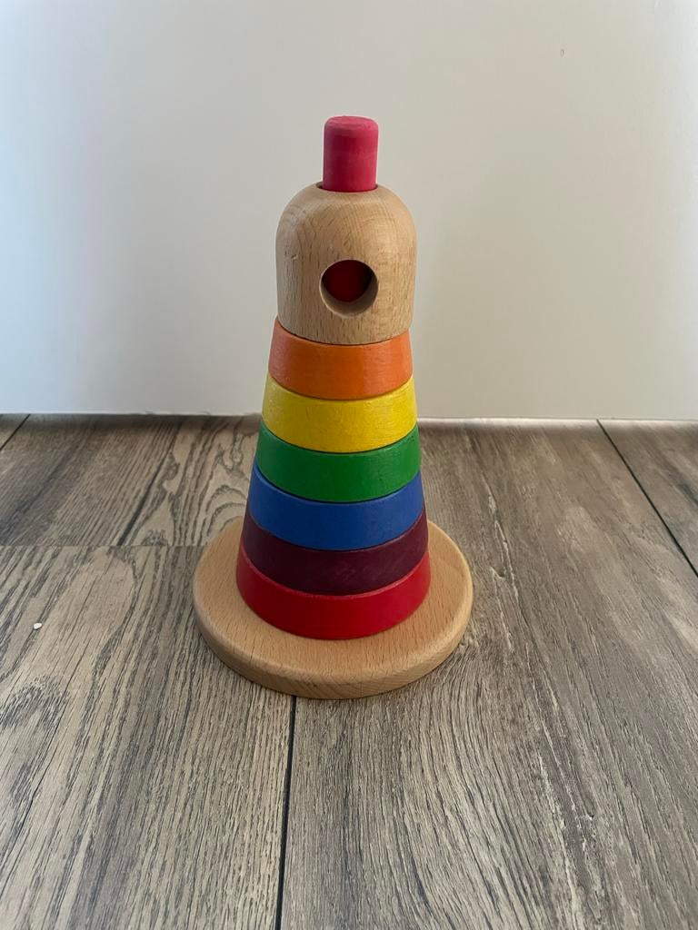 Houten stapeltoren HEMA, Ophalen of Verzenden, Zo goed als nieuw, Overige typen