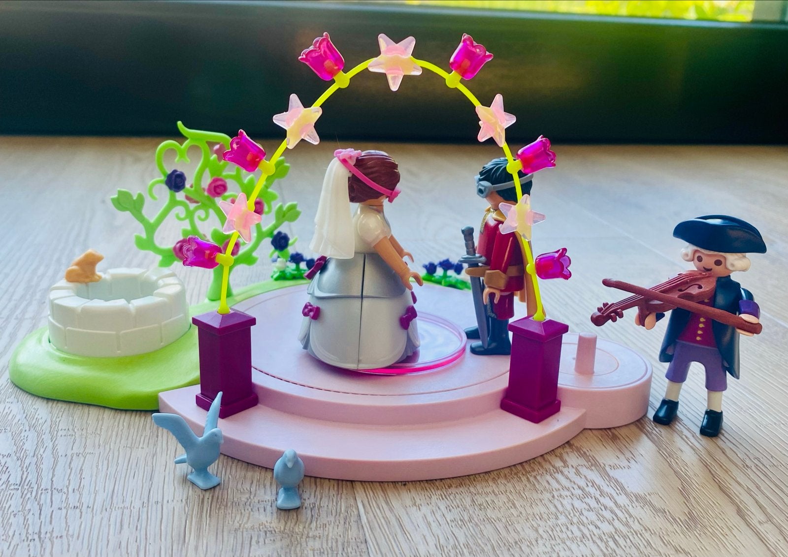 Playmobil Sprookjesbruiloft set met bruidspaar en muzikant, Ophalen, Complete set, Zo goed als nieuw, Princess