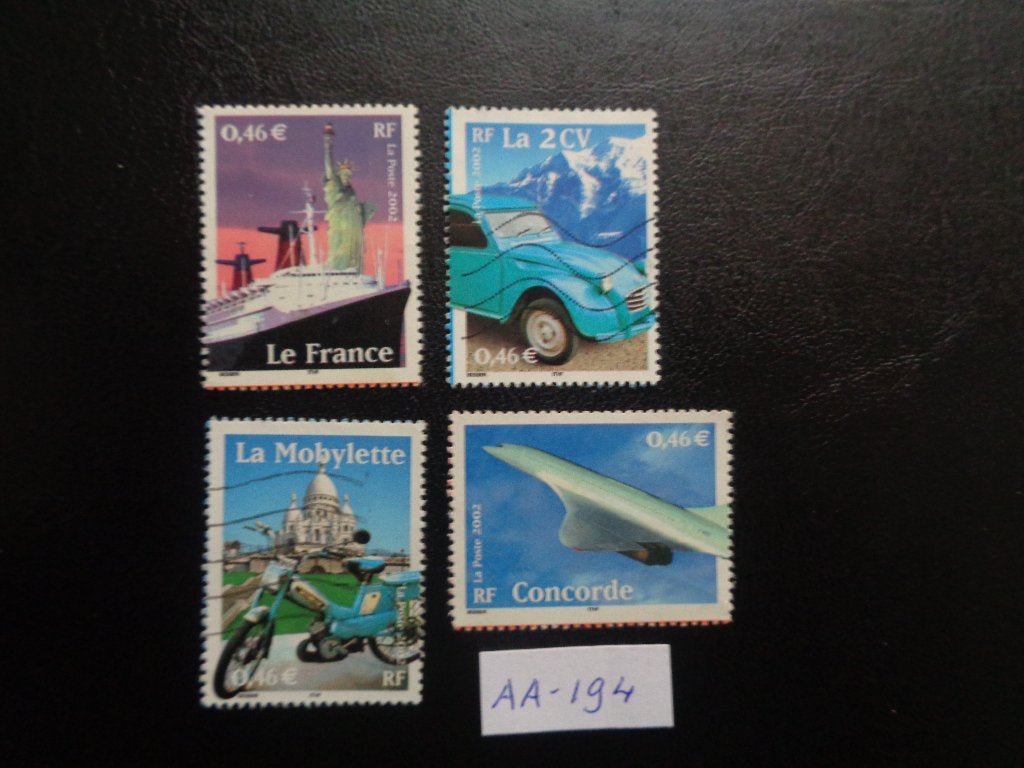 frankrijk - vervoer / transport 2002 (aa-194), Ophalen of Verzenden, Gestempeld
