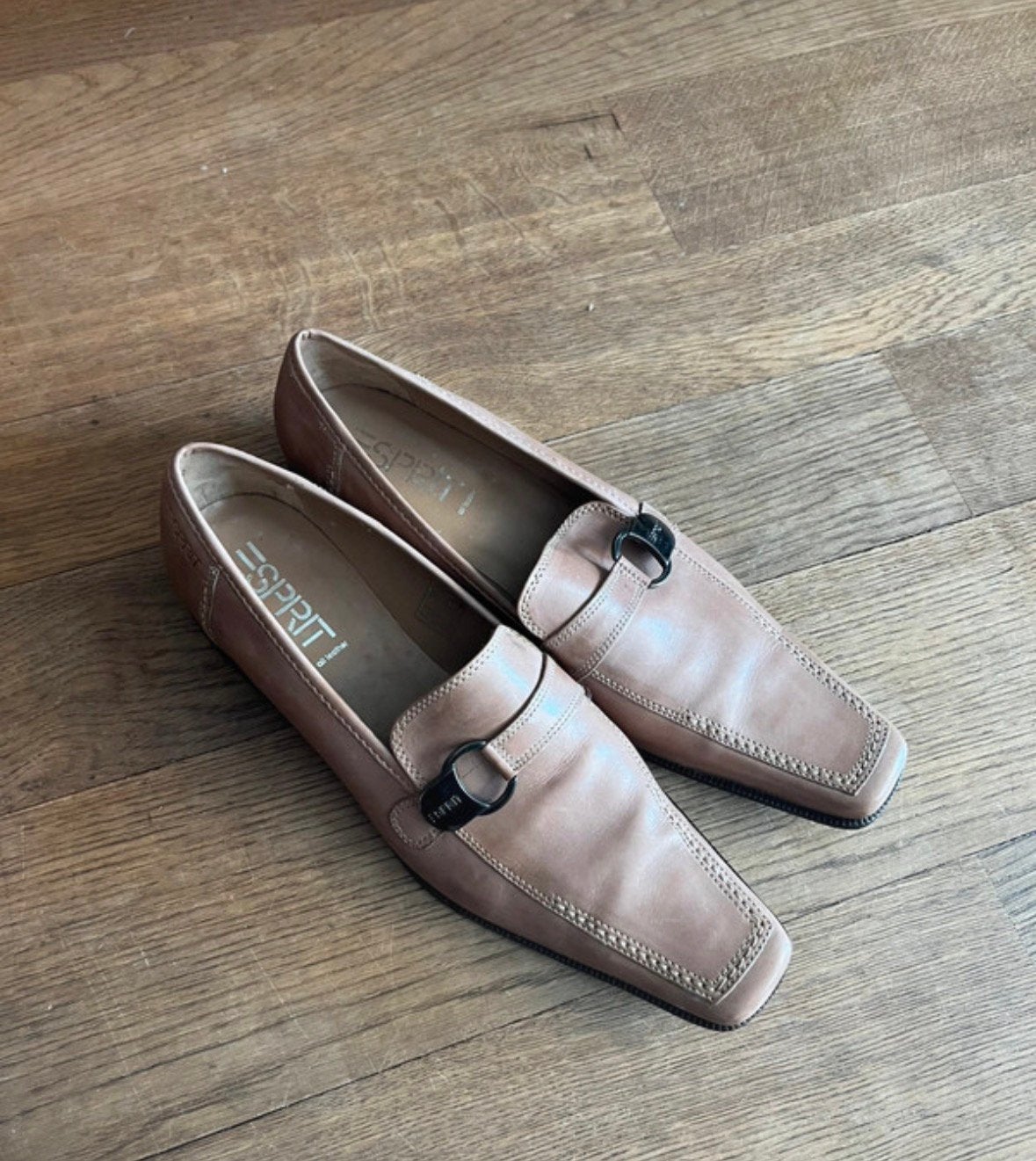 Esprit loafers instappers leer 42, Ophalen of Verzenden, Zo goed als nieuw, Instappers