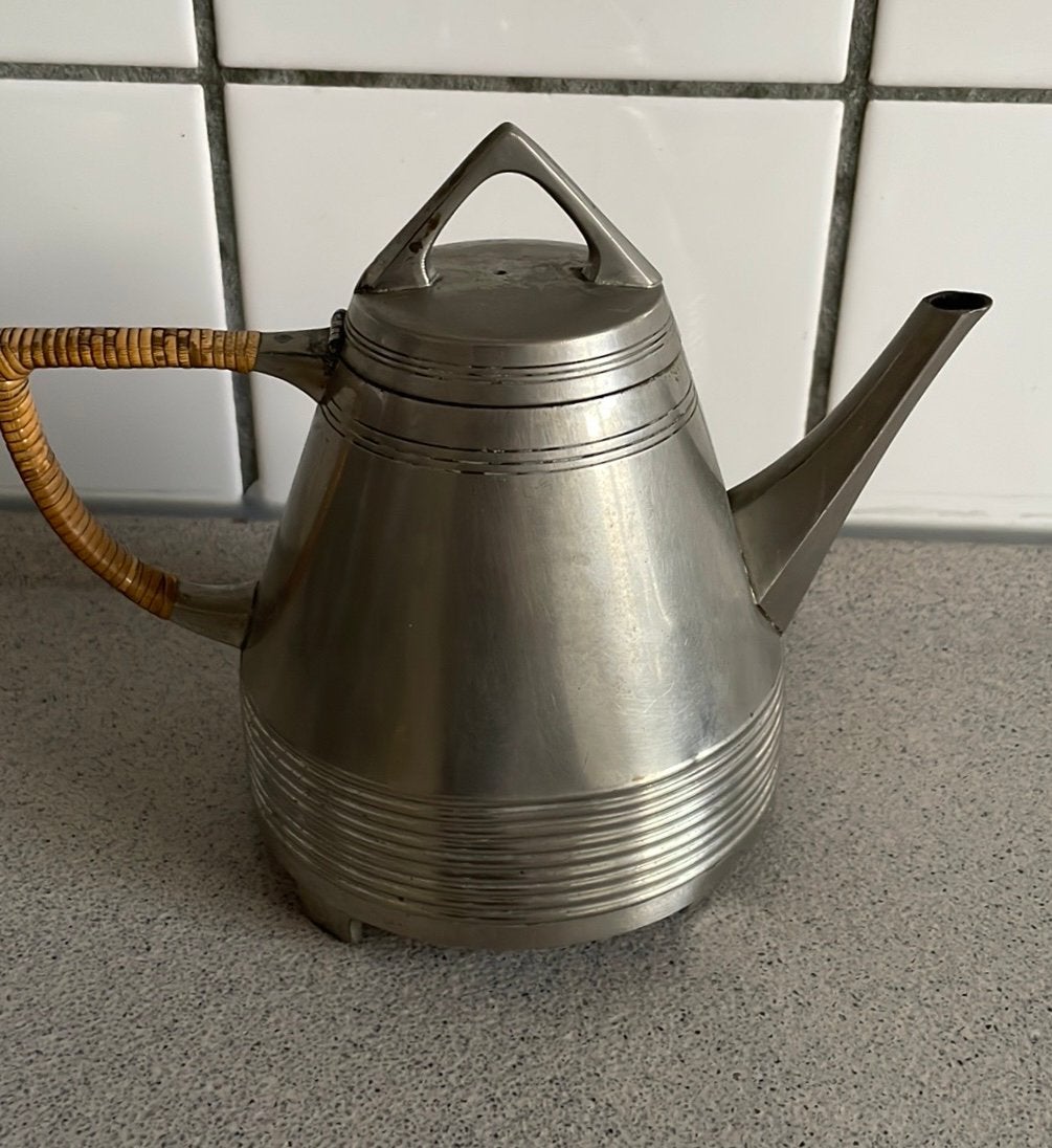 Art Deco theepot KMD Tiel Holland serienummer 32001, Ophalen of Verzenden