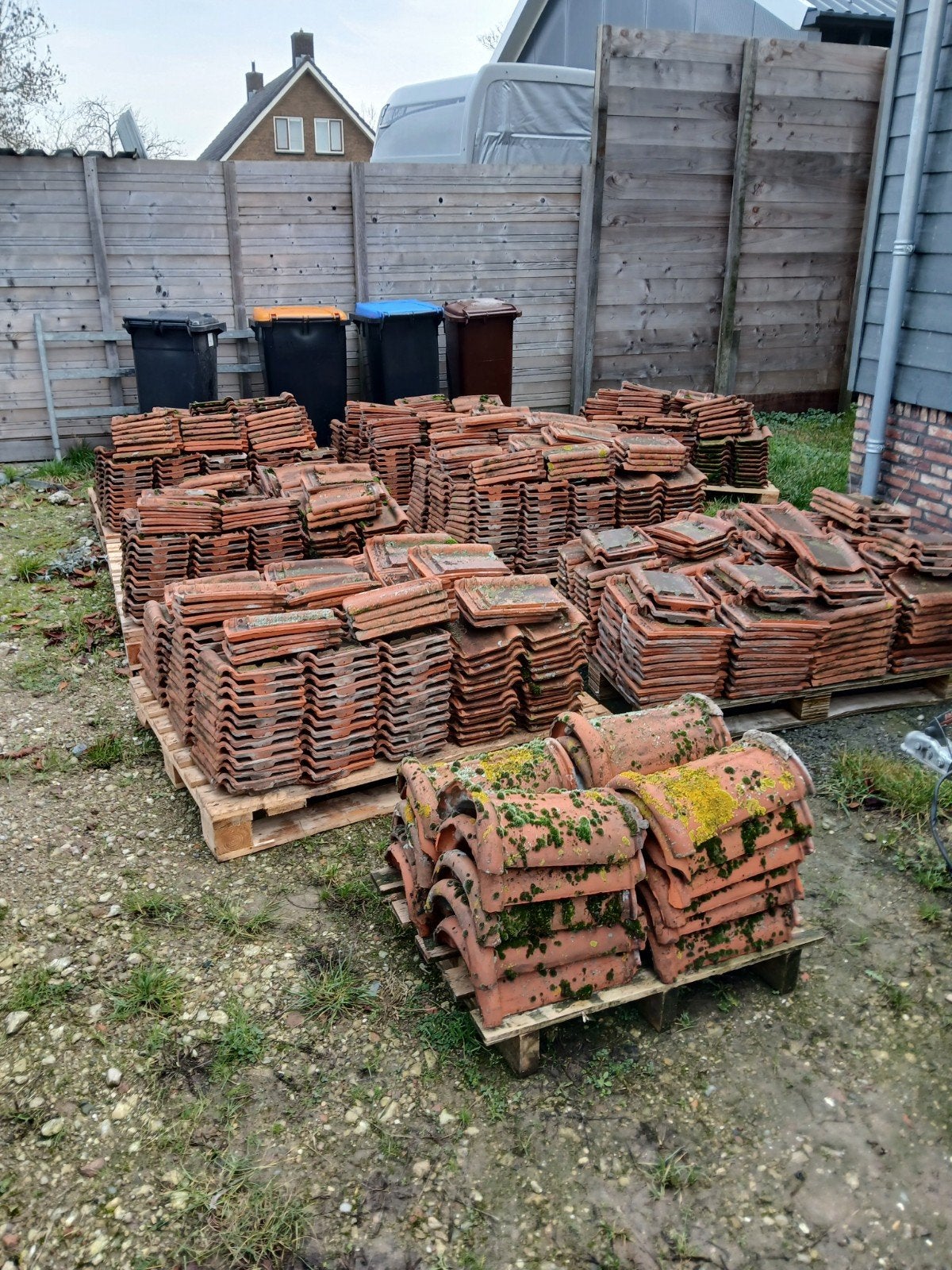 Tuldunoord dakpannen - ca. 1200 stuks, Ophalen, Gebruikt, Steen of Klei, 15 m² of meer