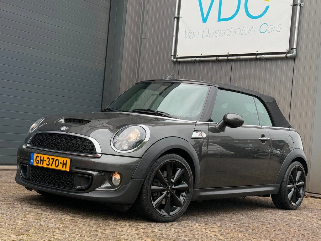 Mini Cabrio 1.6 Cooper S Chili | 184 PK | Xenon | Leder, Auto's, Voorwielaandrijving, Euro 5, Gebruikt, Zwart