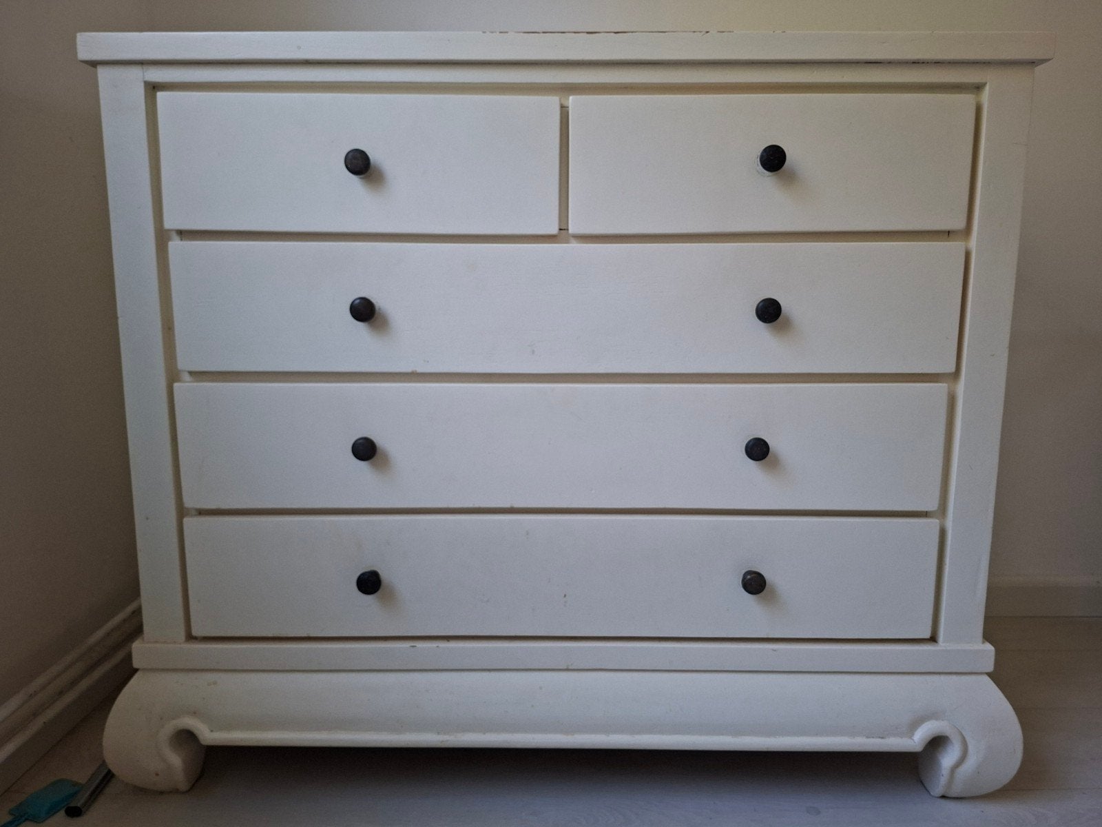 Commode massief eiken 110 cm breed, 91 cm hoog, 58 cm diep, Ophalen, Gebruikt, 50 tot 70 cm, 100 cm of meer