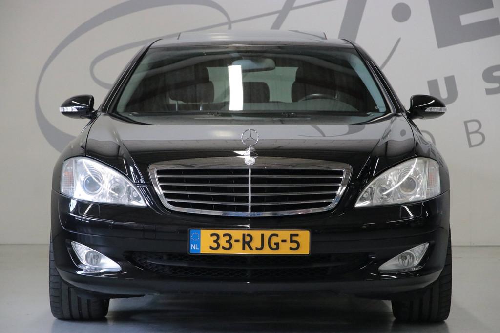 Mercedes-Benz S-klasse 350 Memory/ Bi-xenon/ Panorama dak, Automaat, Achterwielaandrijving, Gebruikt, Zwart
