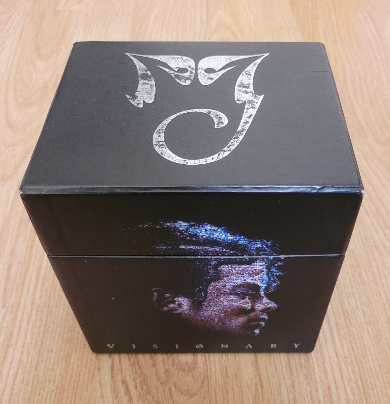 Michael jackson visionary box (leeg), Ophalen of Verzenden, Pop, Beeldje of Miniatuur