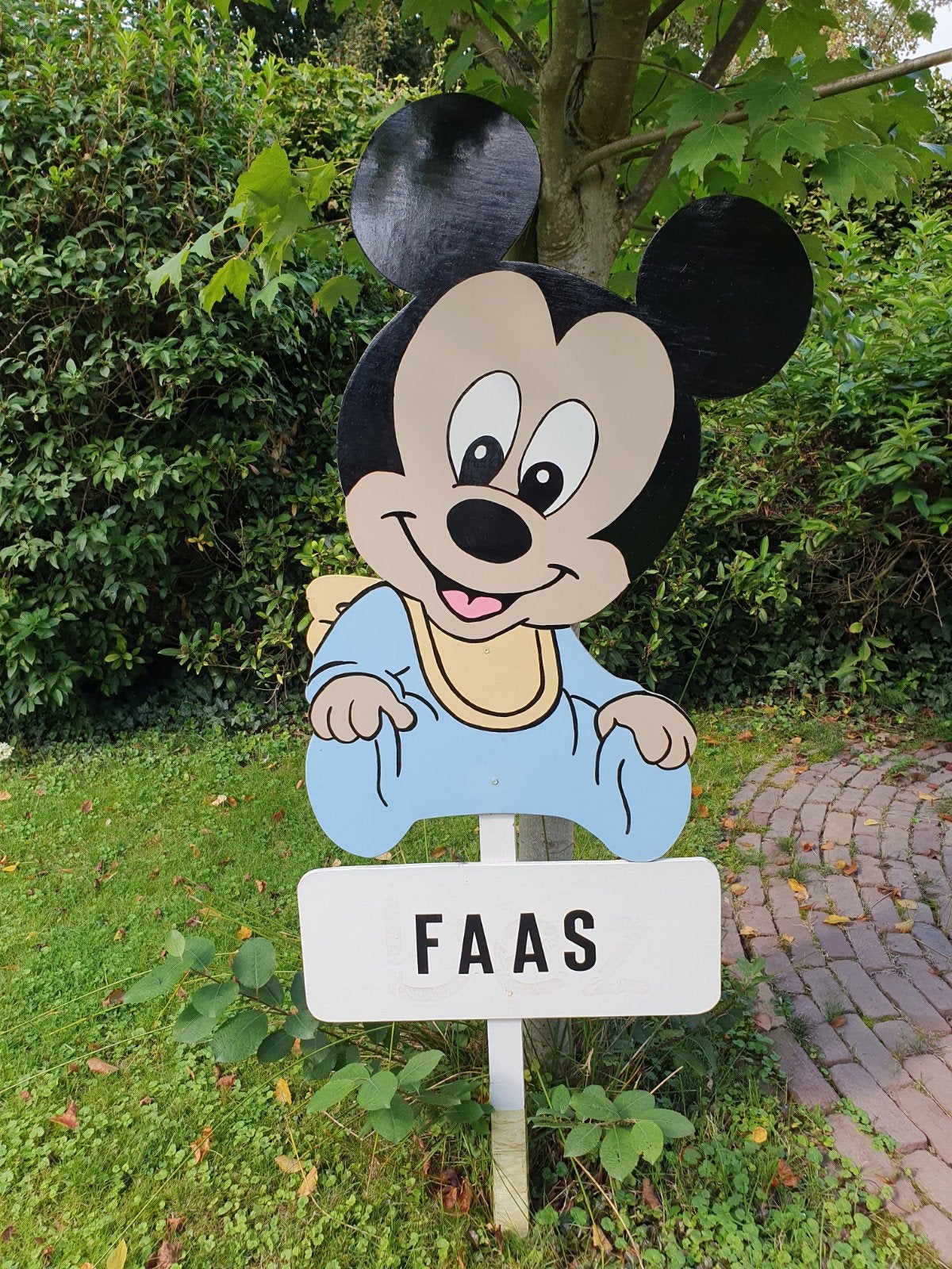 Geboortebord, Ophalen, Zo goed als nieuw