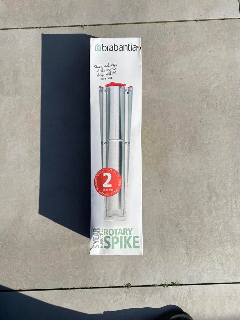 NİEUW NİEUW Brabantia grondanker 45 mm, Tuin en Terras, Ophalen of Verzenden, Nieuw, Droogmolen