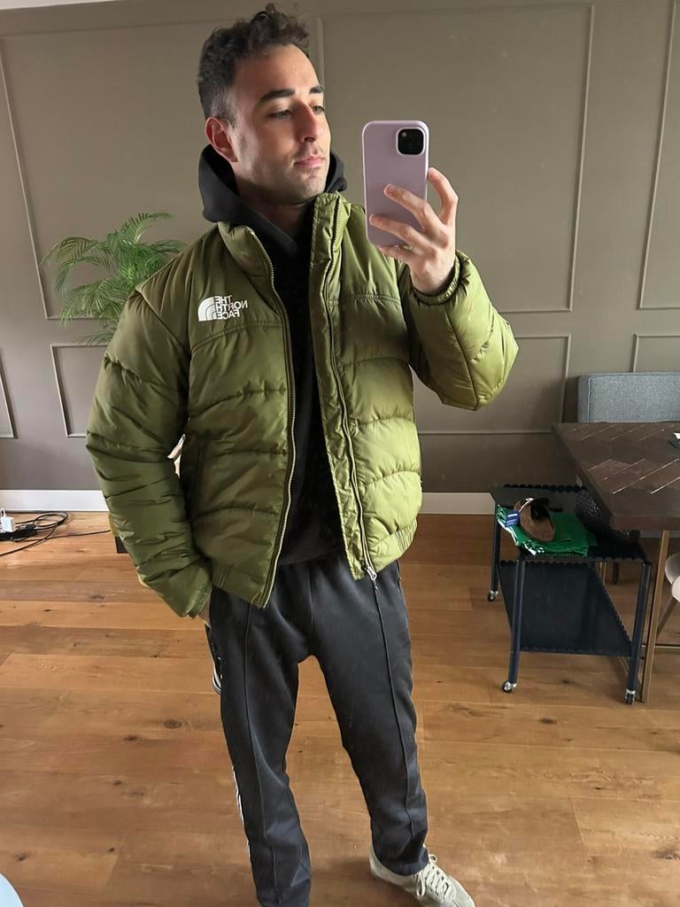 North face jas, Kleding | Heren, Jassen | Winter, Ophalen of Verzenden, Zo goed als nieuw, Groen