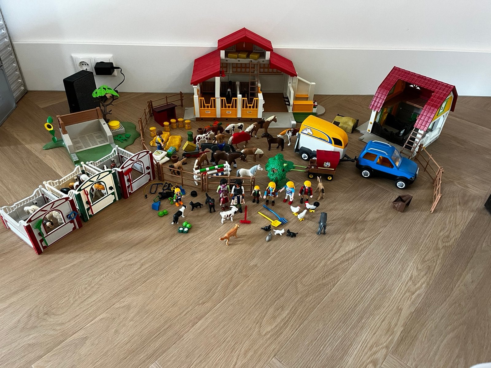 Paarden playmobile, Ophalen of Verzenden, Gebruikt