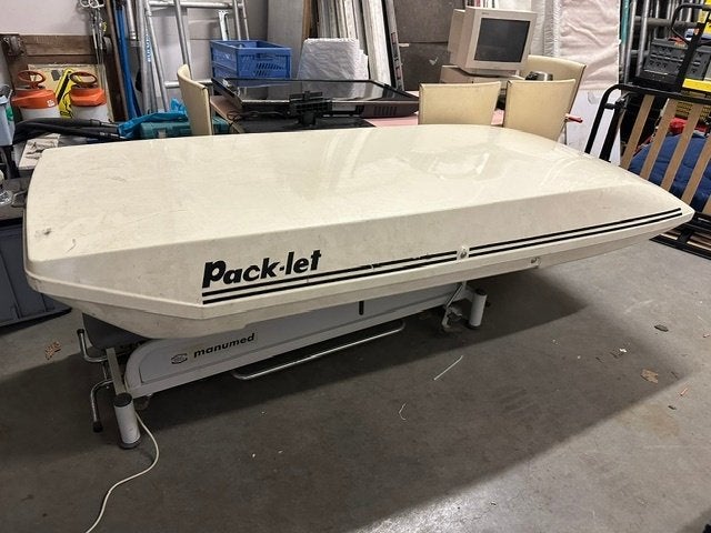 Dakkoffer Packlet, Ophalen, Gebruikt