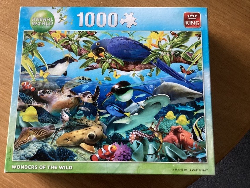 * Puzzel King Wonders of the Wild 1000 st *, Ophalen of Verzenden, 500 t/m 1500 stukjes, Zo goed als nieuw, Legpuzzel