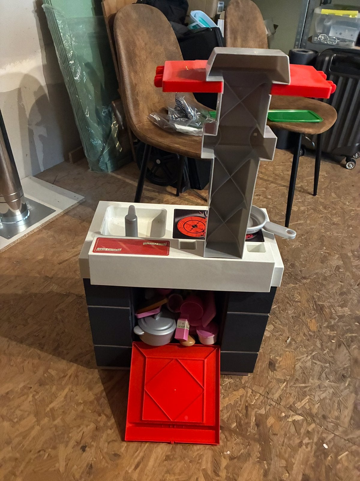 Kinder speelkeuken met heel veel keuken accessoires, Ophalen, Gebruikt, Kunststof