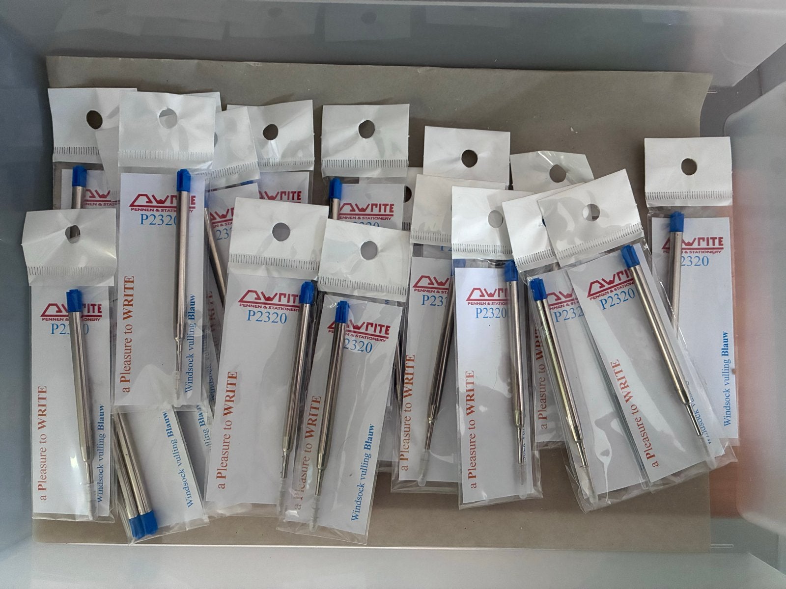 20 stuks parker pen vulling P2320, Ophalen of Verzenden, Nieuw