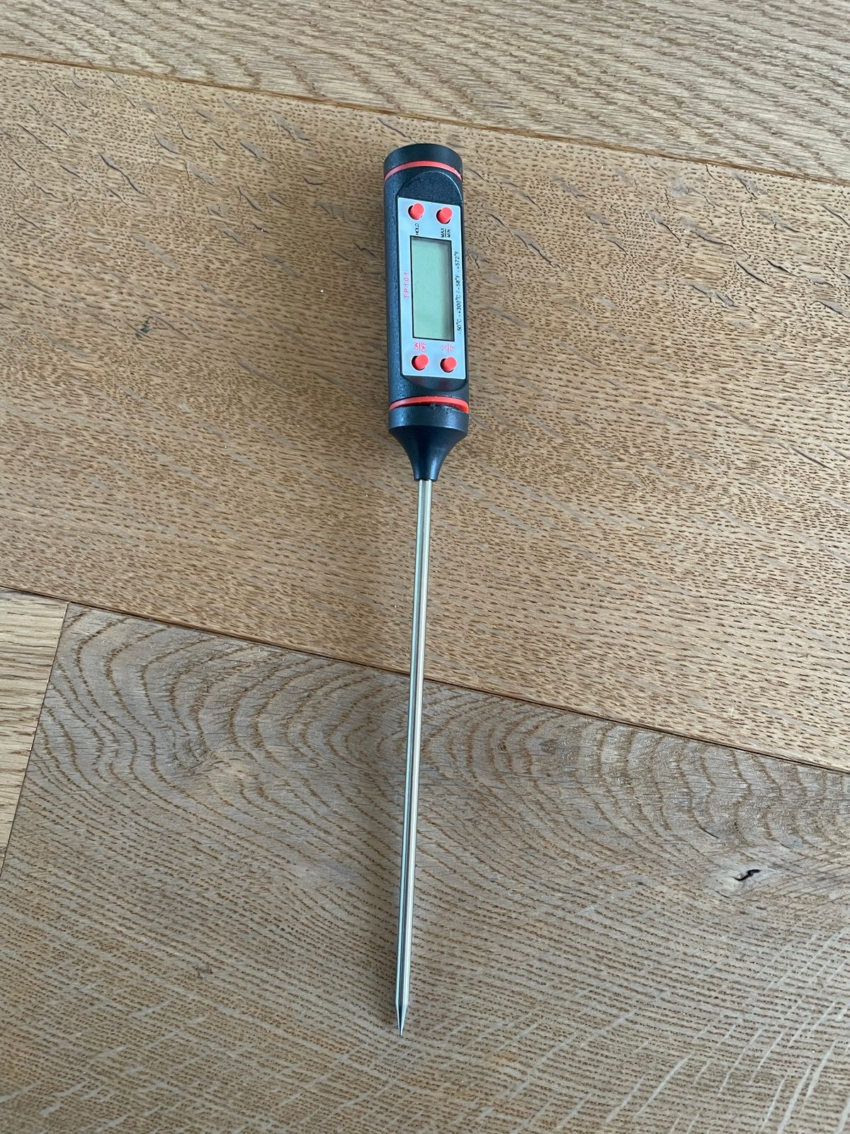 Digitale voedselthermometer met beschermhoes - Zo goed als n, Ophalen of Verzenden, Zo goed als nieuw