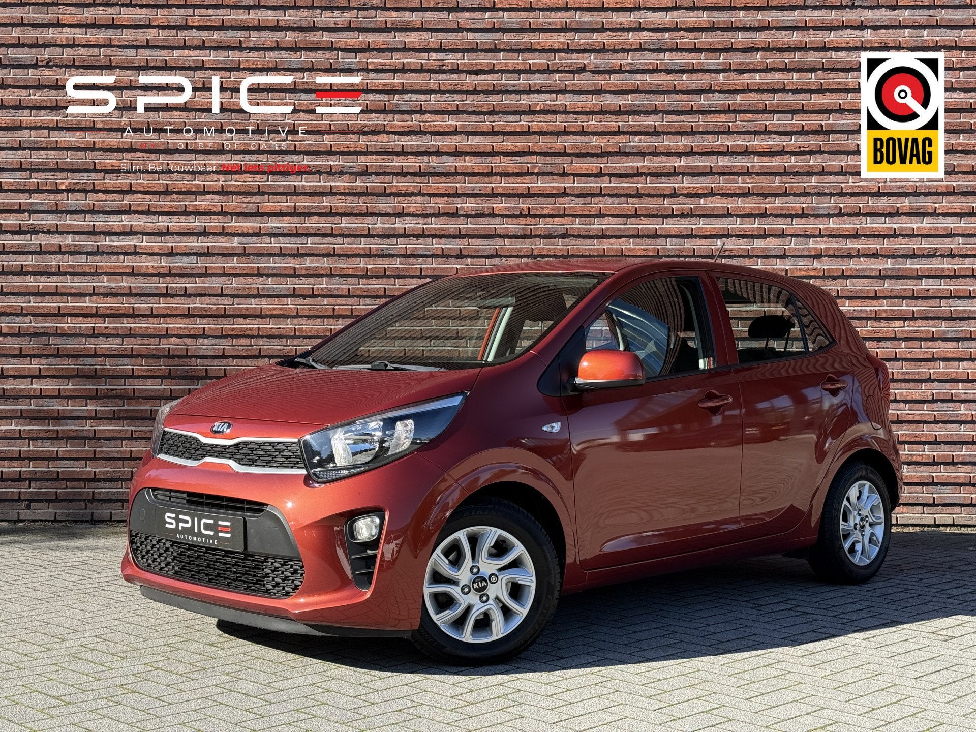 Kia Picanto 1.0 CVVT EconomyPlusLine 2019 55dkm! (bj 2019), Auto's, Voorwielaandrijving, Stof, Gebruikt, Overige kleuren