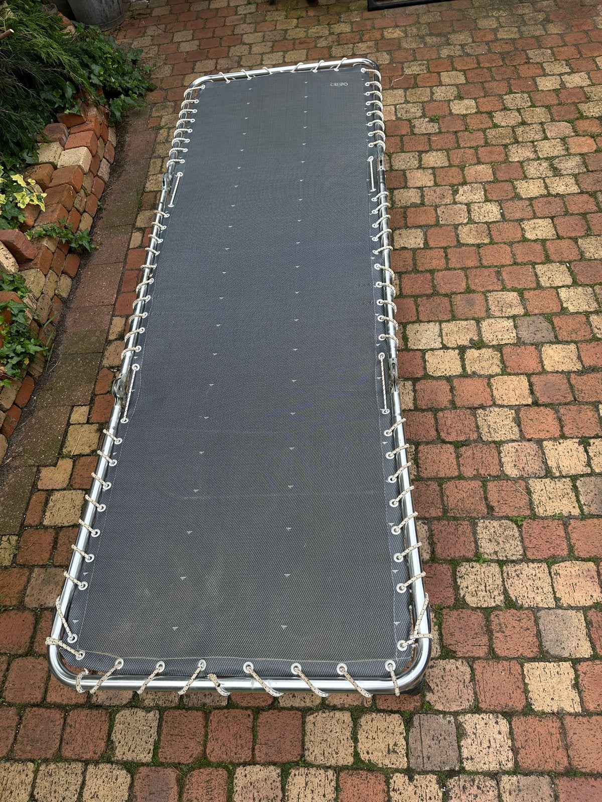 2x Ligbed Crespo, Tuin en Terras, Ligbedden, Ophalen of Verzenden, Gebruikt, Aluminium, Verstelbaar