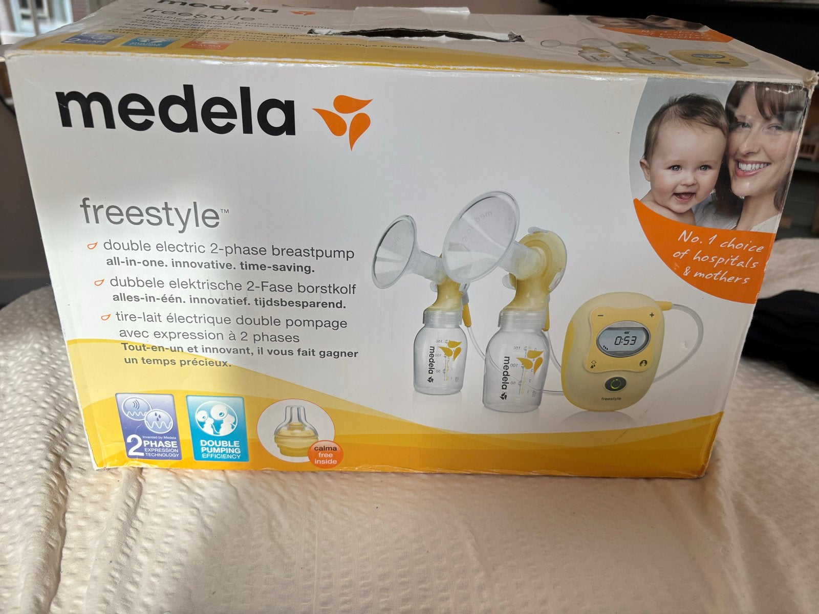 Medela Freestyle Borstkolf - Compleet en functioneel, Ophalen, Gebruikt