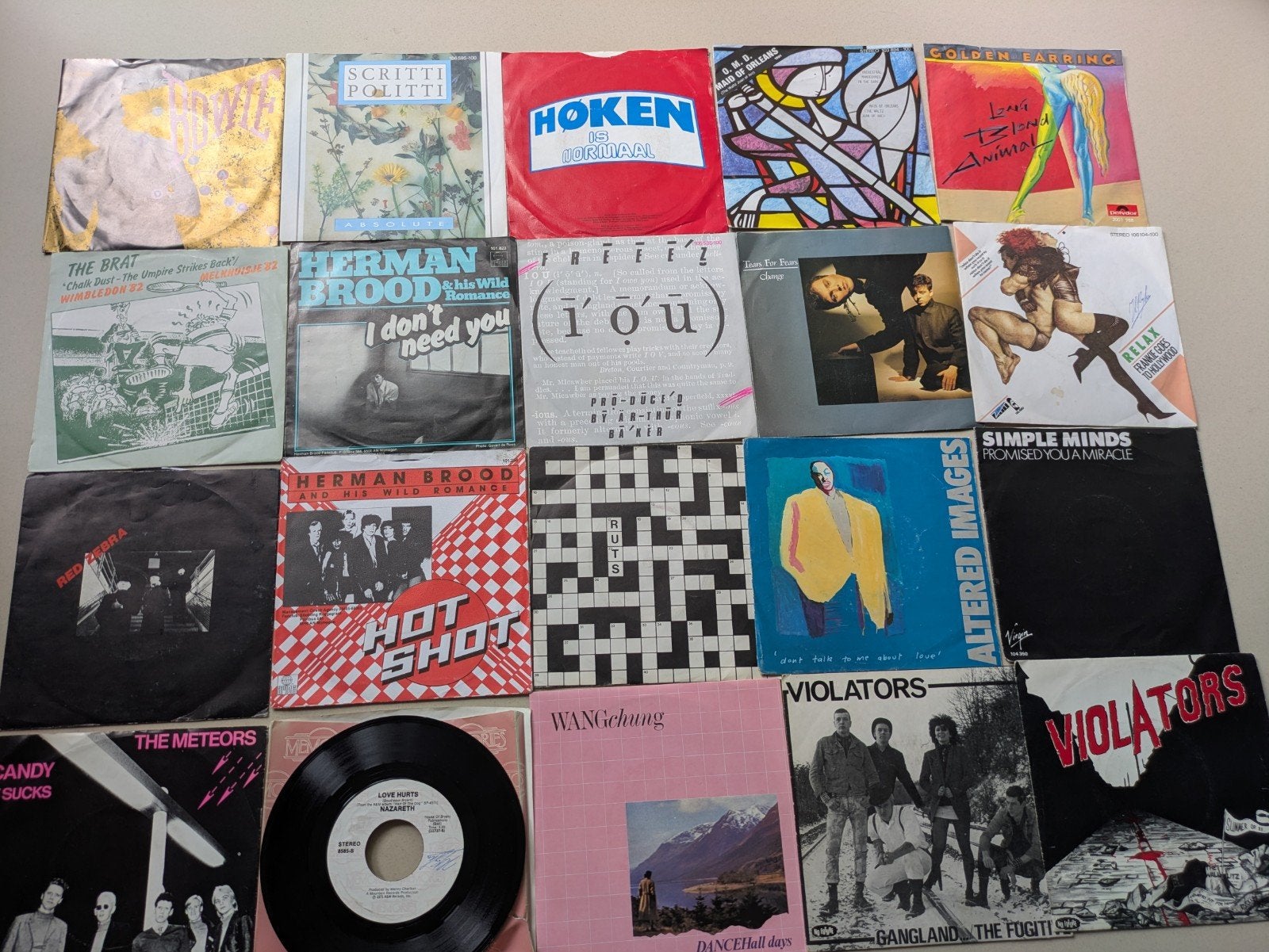 Collectie van zo'n 500 singles, Ophalen, Gebruikt, Overige formaten