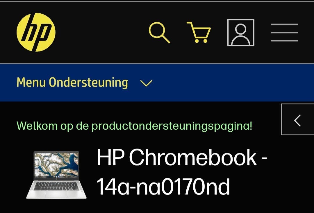 HP Chromebook 14a-na0170nd - Zo goed als nieuw, 14 inch, Qwerty, Ophalen of Verzenden, Zo goed als nieuw