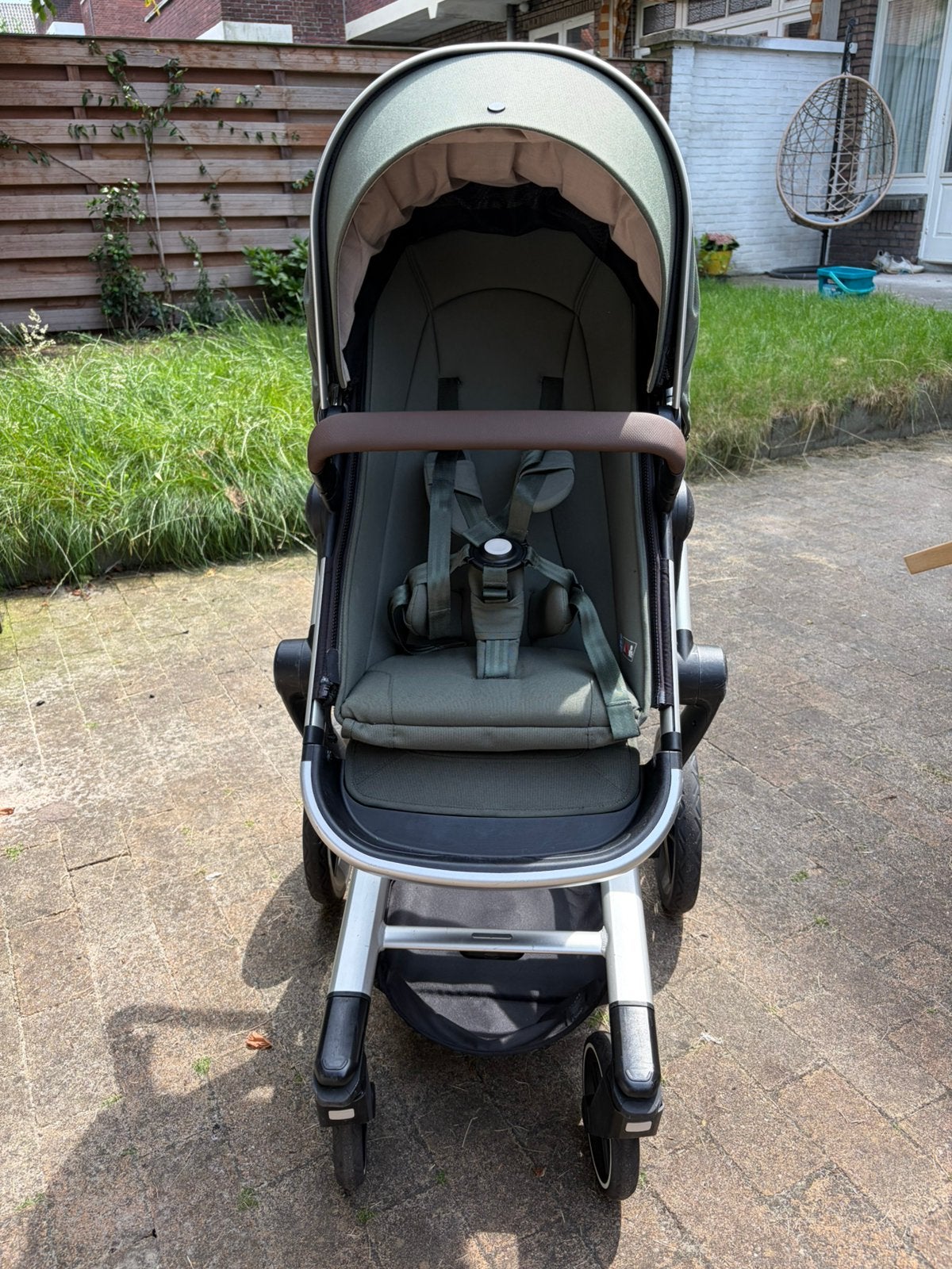 Joolz Day+ Marvellous Green compleet met accessoires, Gebruikt, Combiwagen, Verstelbare duwstang, Ophalen
