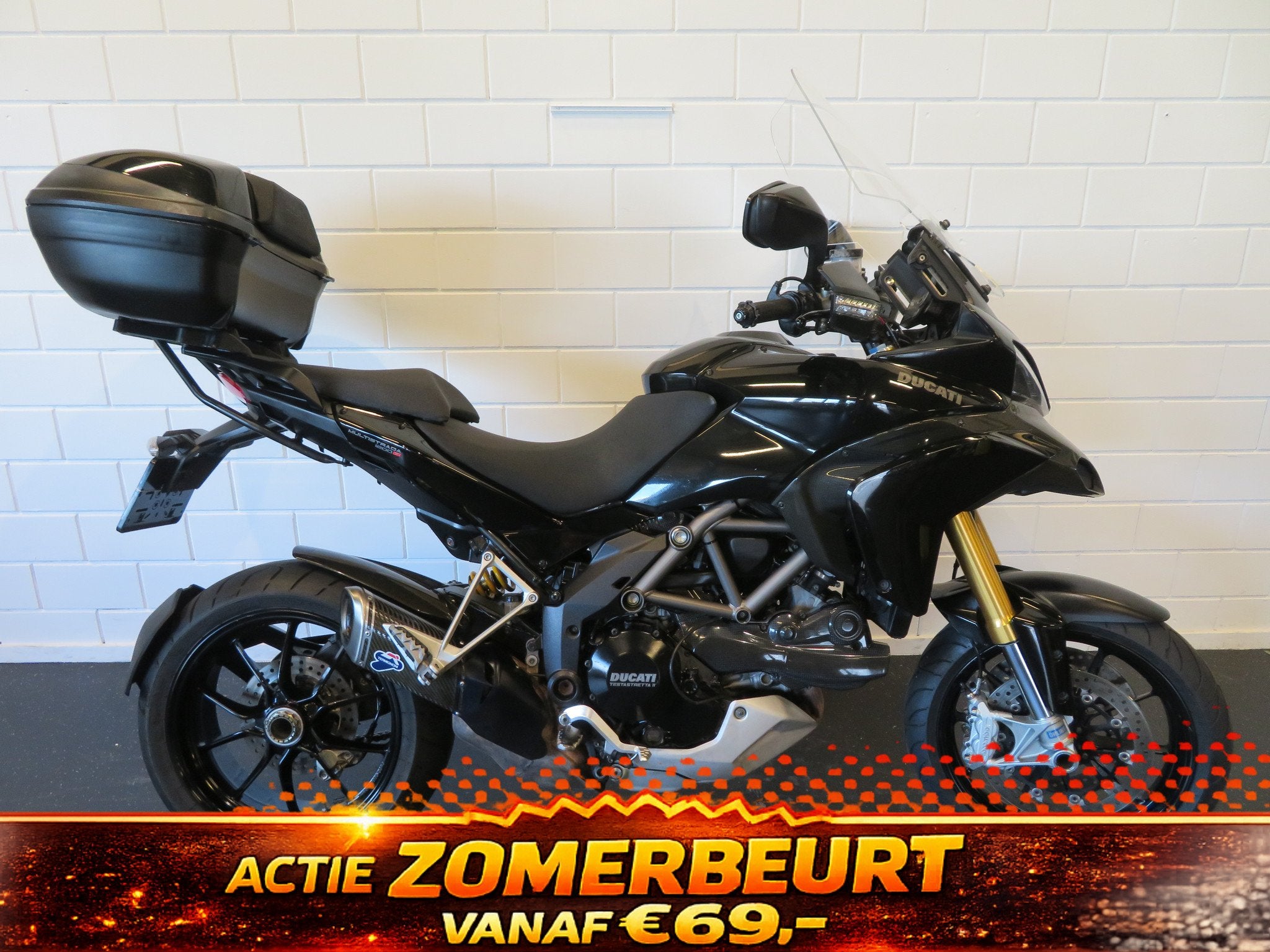Ducati MULTISTRADA 1200 S KOFFER (bj 2010), Bedrijf, Toermotor