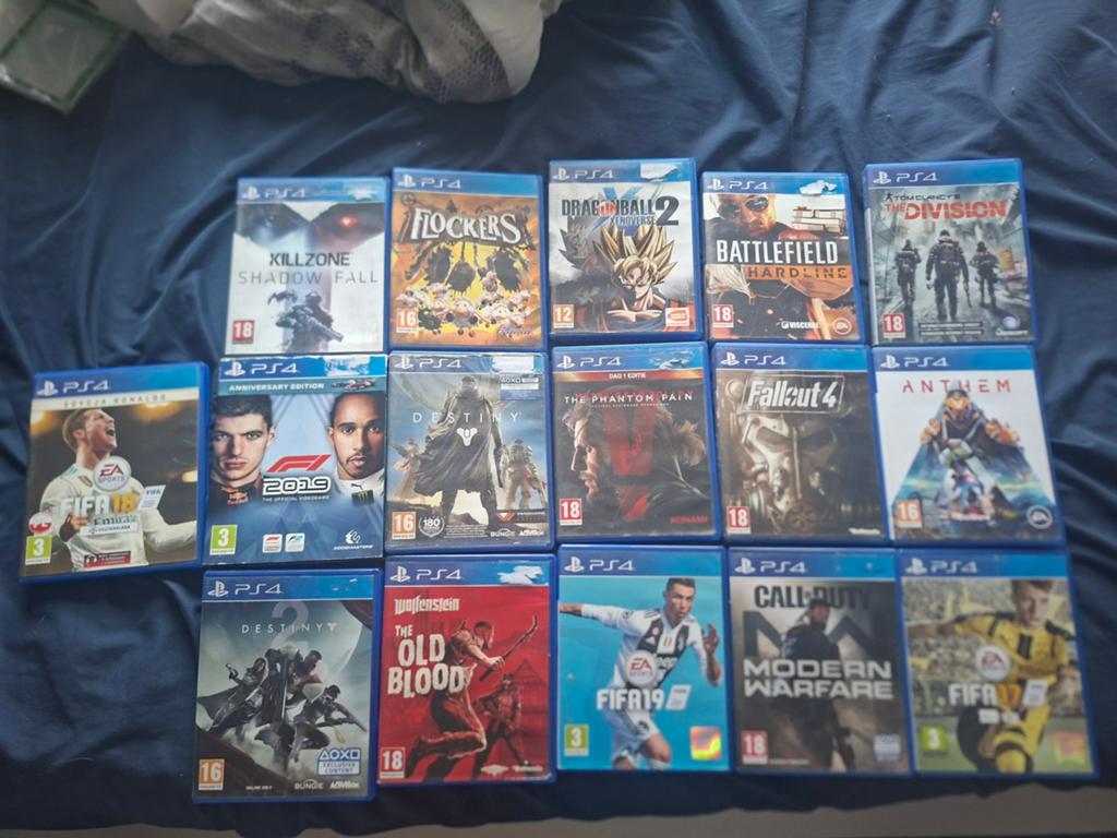 PS4 Games Bundel - Diverse Genres en Leeftijden, Spelcomputers en Games, Games | Sony PlayStation 4, Online, Vanaf 18 jaar, Overige genres