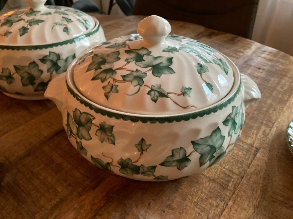 Dekschalen schaal & Deksel Barratts Engels servies Country V, Ophalen, Overige stijlen, Porselein, Schaal of Schalen