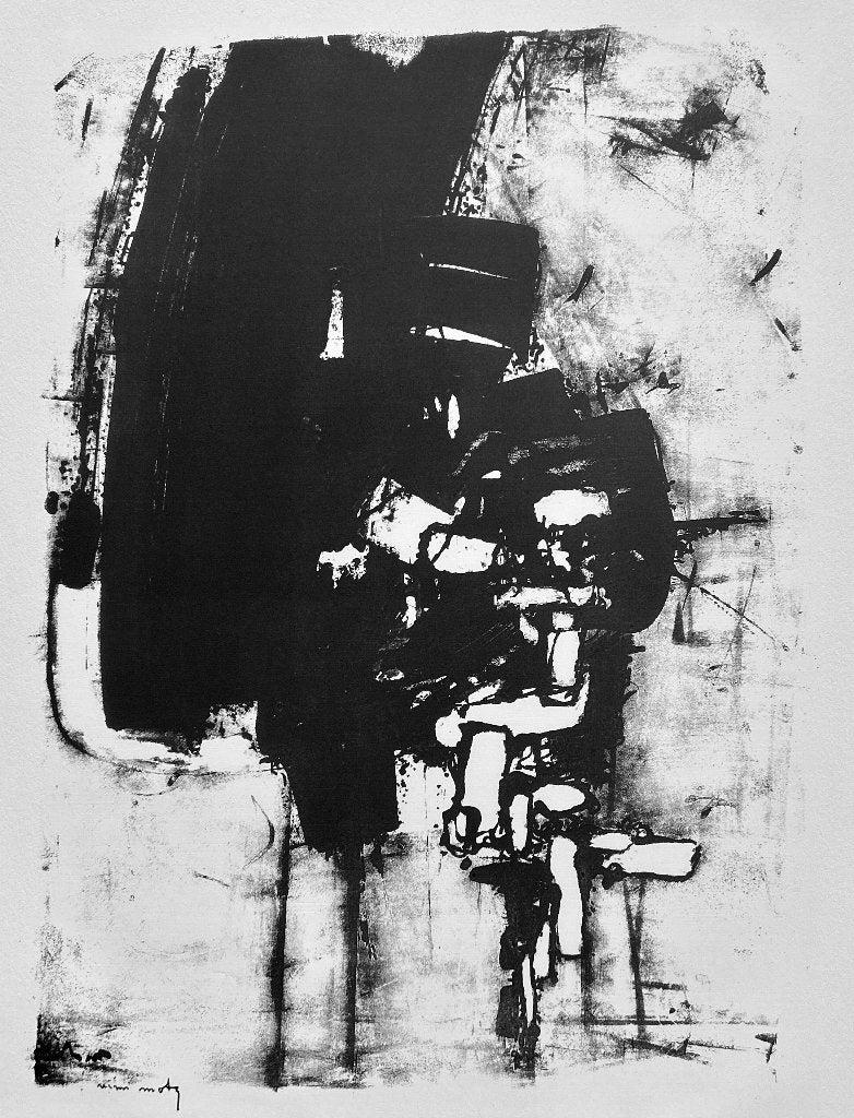 Zeefdruk Wim Motz   ZOMEROPRUIMING, Gesigneerd, Ophalen of Verzenden, Zeefdruk