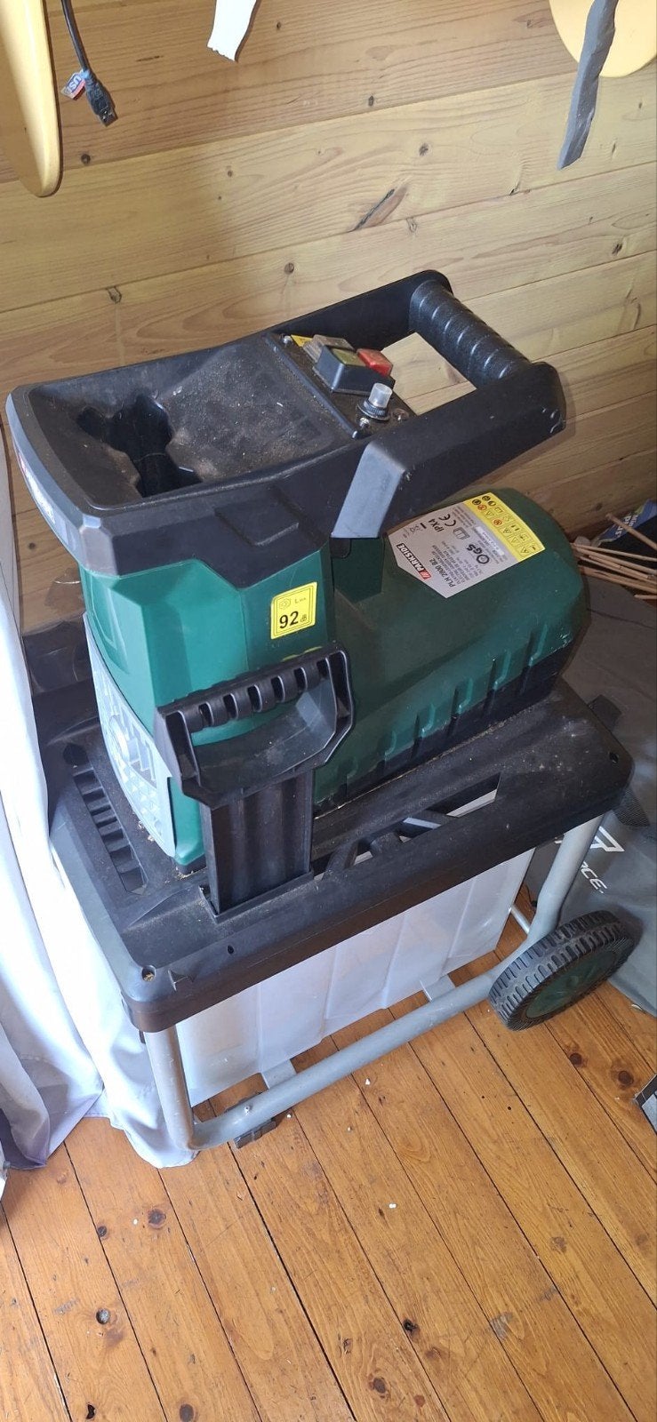 Elektrische hakselaar Parkside PLH 2800 B2 - Goede staat, Gebruikt, Ophalen of Verzenden, Parkside, Met opvangbak