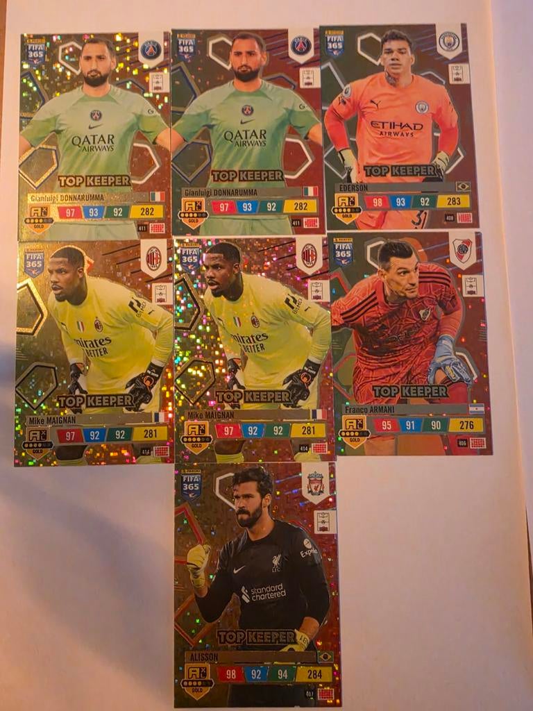FIFA 365 Adrenalyn XL 2024 Top Keepers Kaarten, Ophalen of Verzenden, Buitenlandse clubs, Poster, Plaatje of Sticker