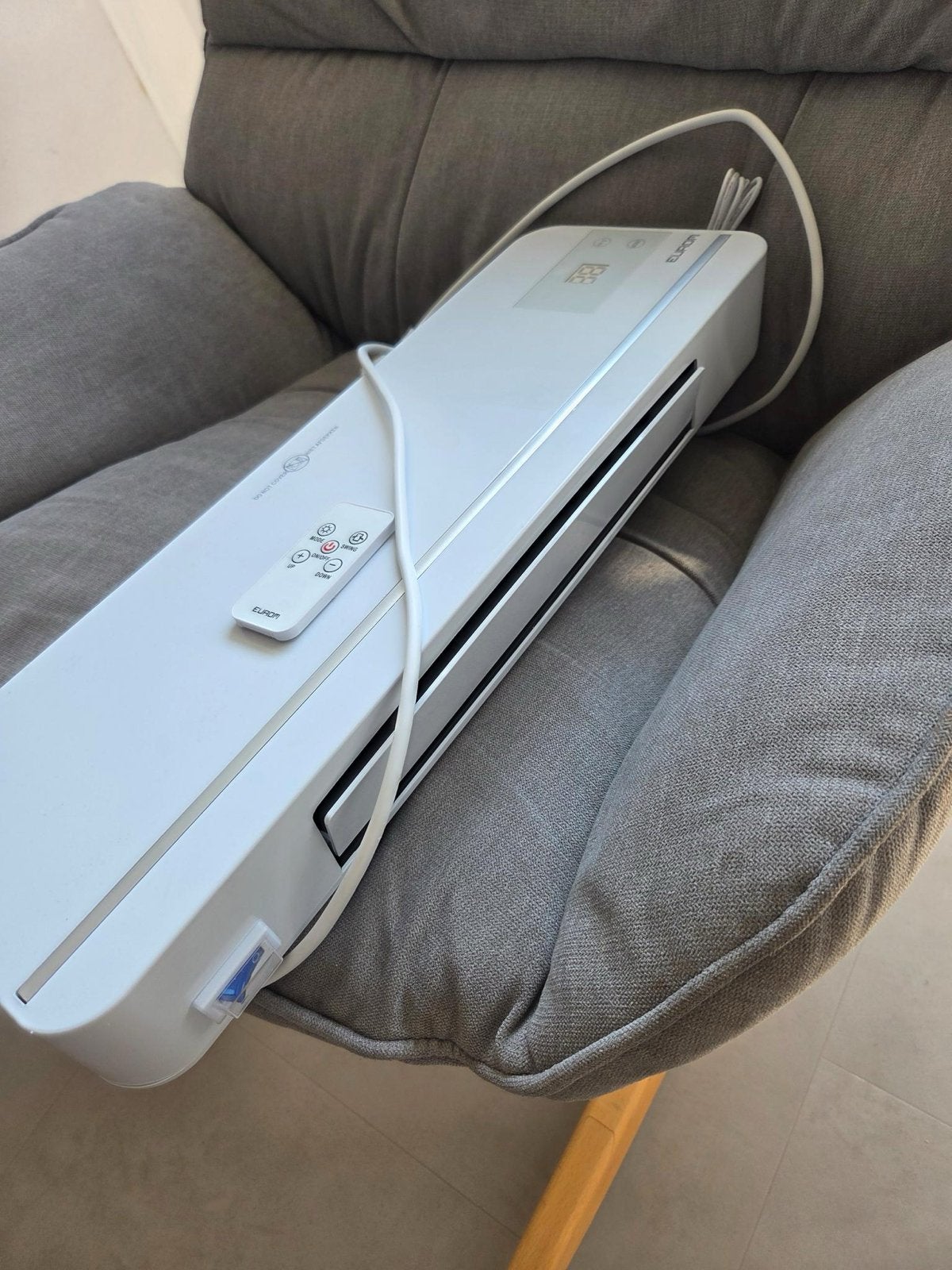 Eurom Elektrische Verwarming met Afstandsbediening, 30 tot 80 cm, Gebruikt, Overige typen, Ophalen of Verzenden